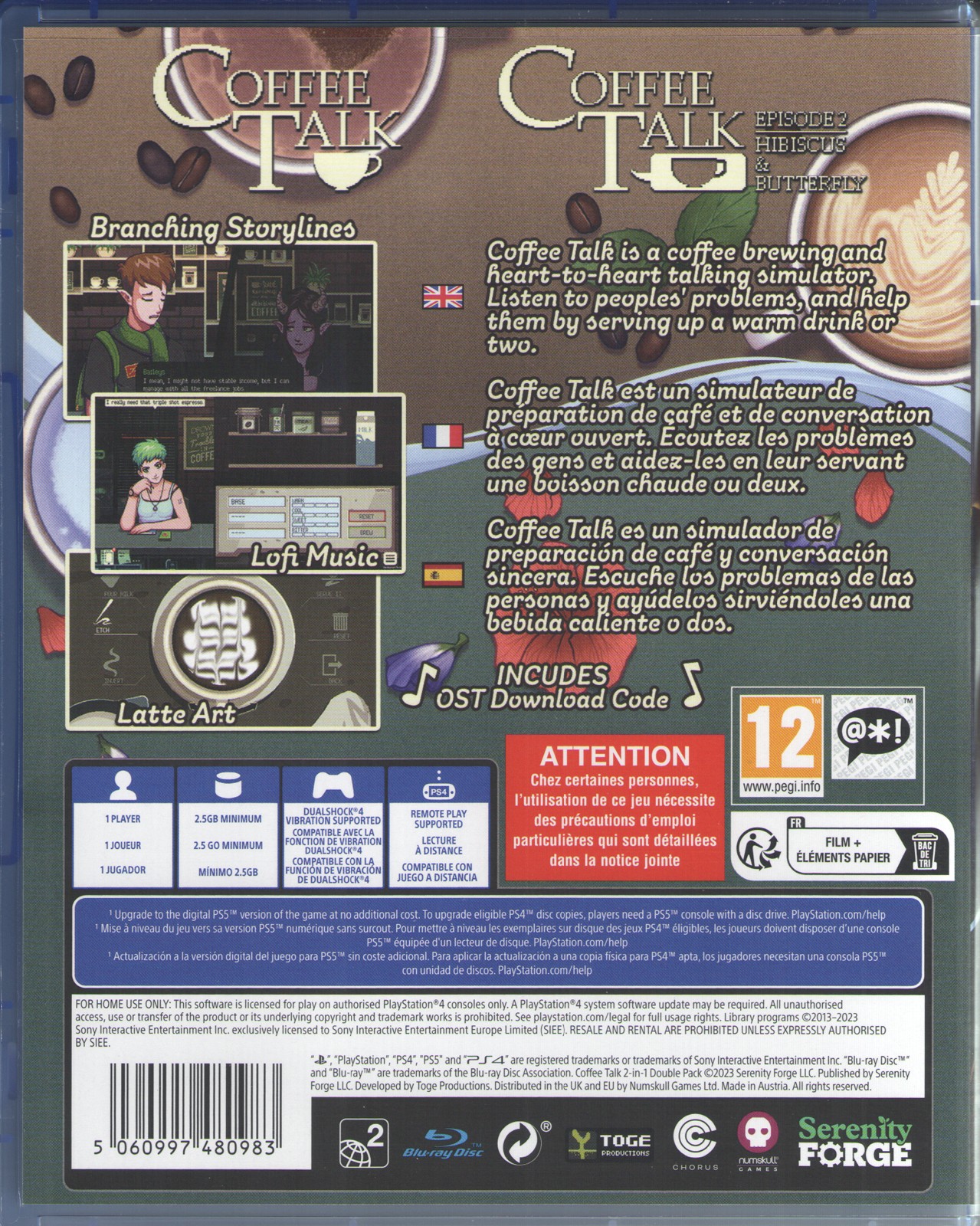 Coffee Talk 2 in 1 Double Pack for PlayStation 4™