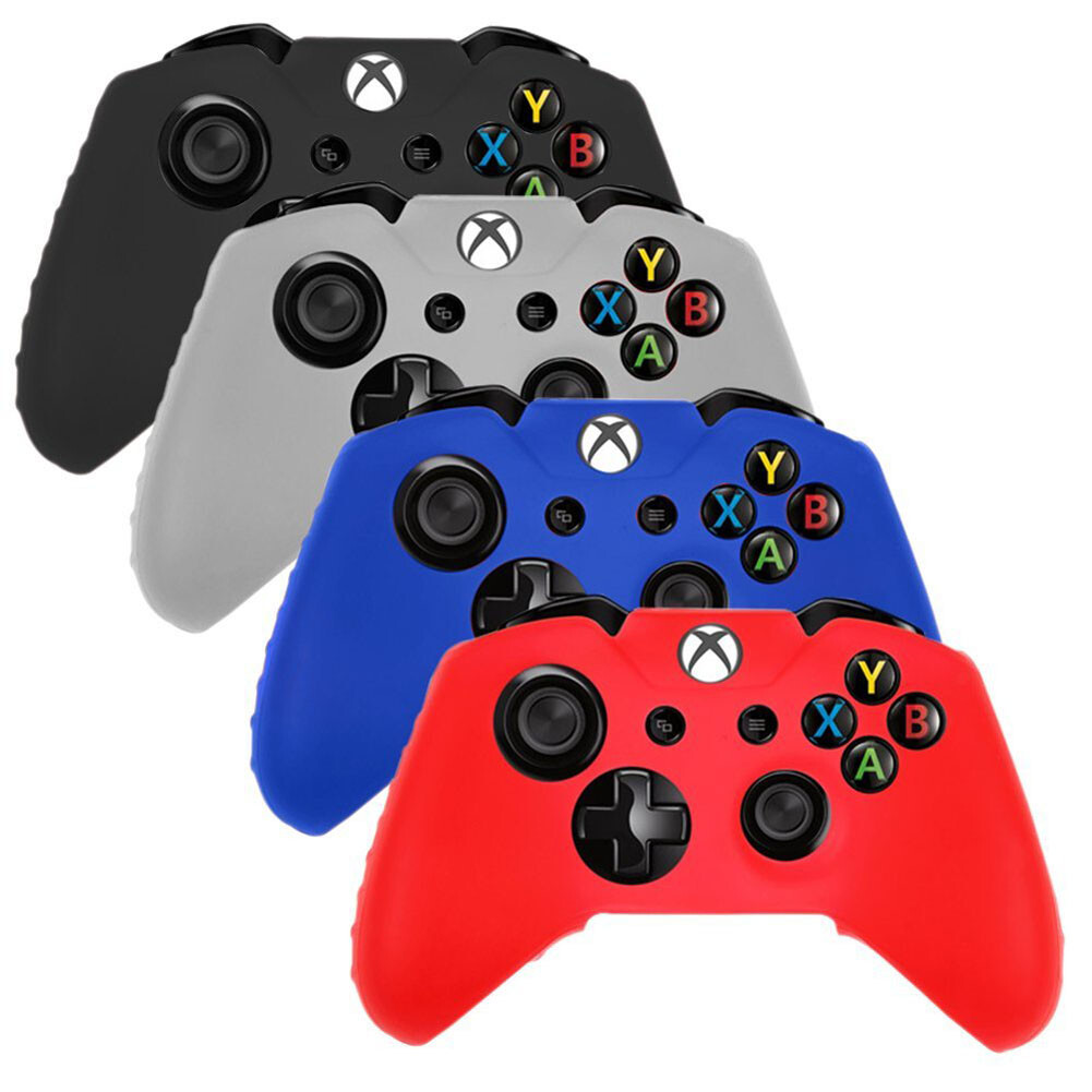 4PCS Silicone Rubber Skin Case Gel Protective Cover For Xbox One Controller
