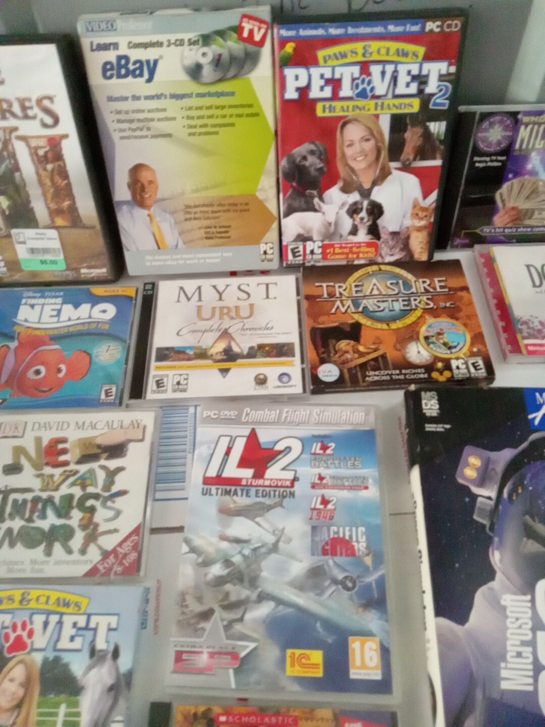 LOT OF 35 rare PC CD-ROM Video games Estate Sale Nice Variety 🇺🇲 T4#289