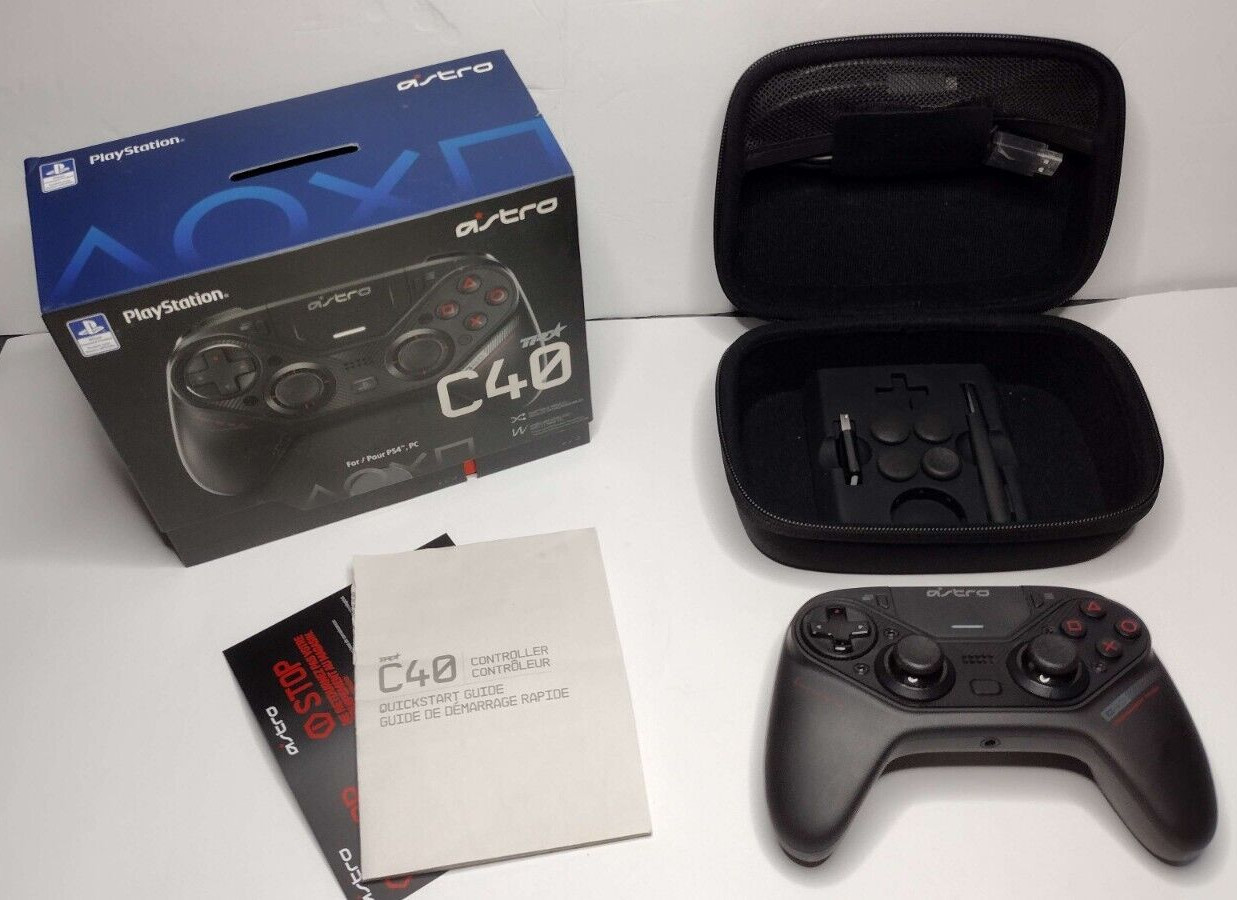 ASTRO Gaming C40 TR Controller For PS4/PC. No Joystick Drift – Great Condition!