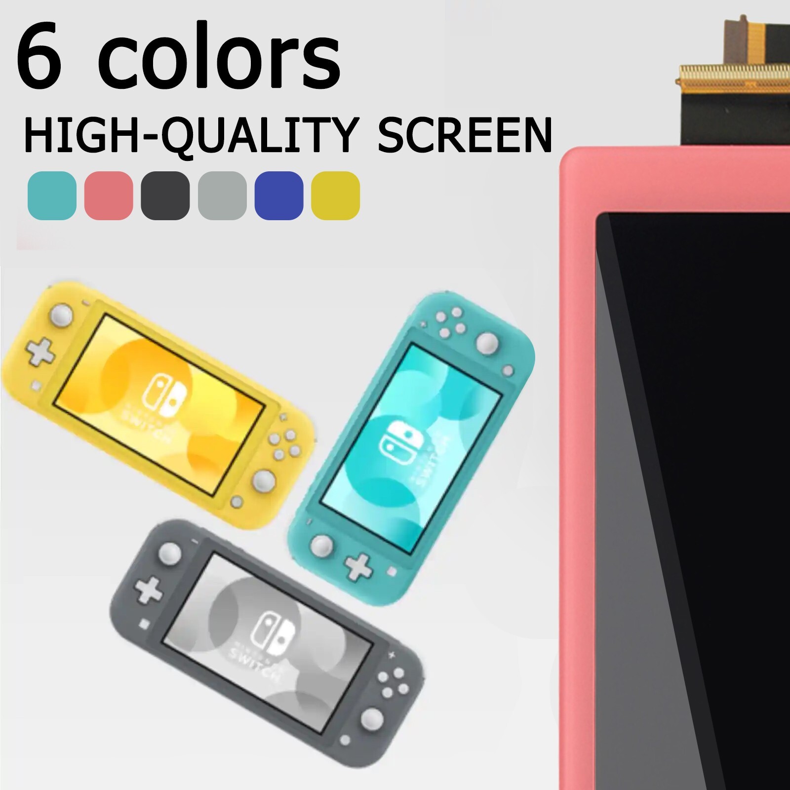 LCD Display Touch Screen Digitizer Assembly Replacement For Nintendo Switch Lite