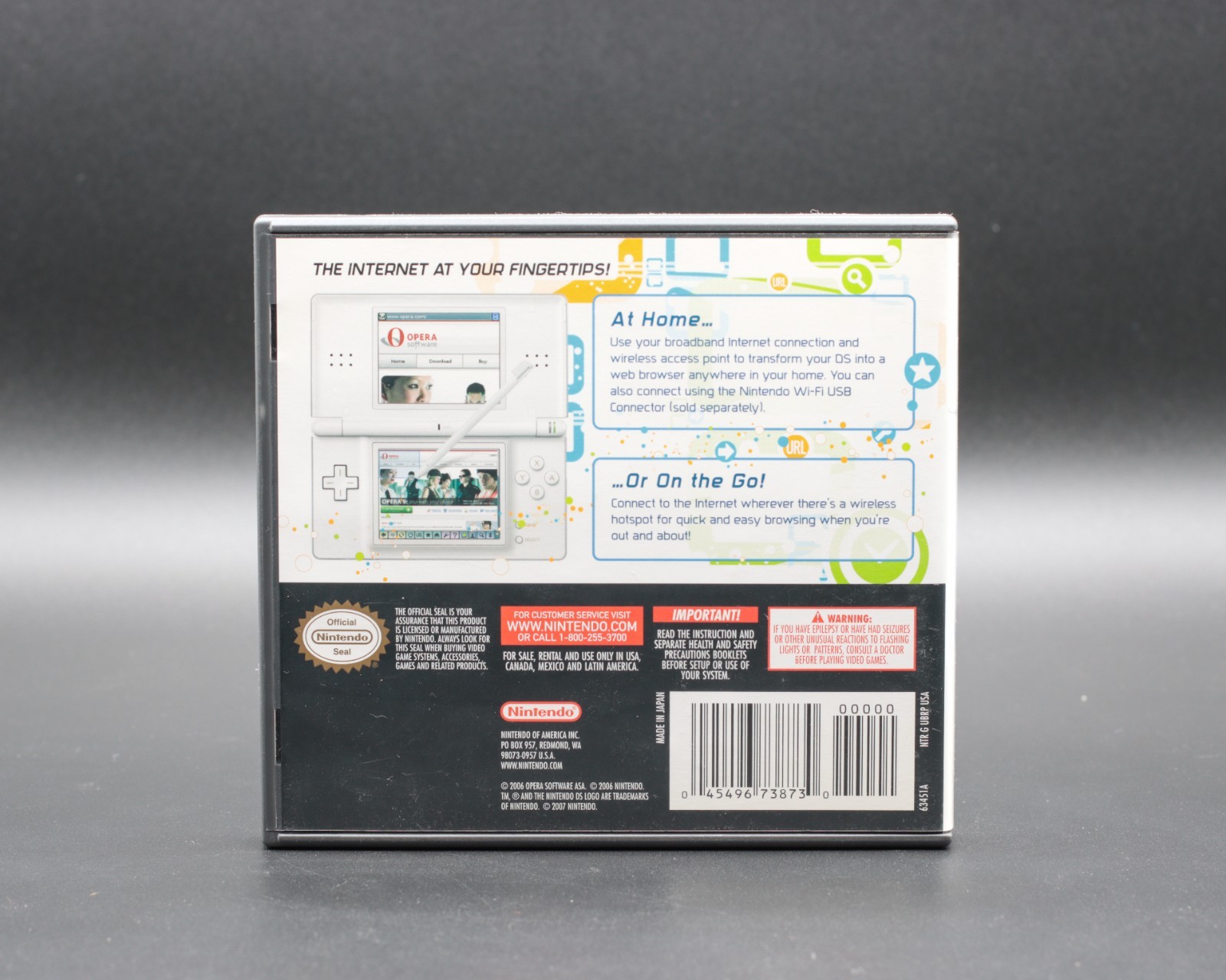 Nintendo DS Internet Browser CiB W/ Memory Expansion Pak