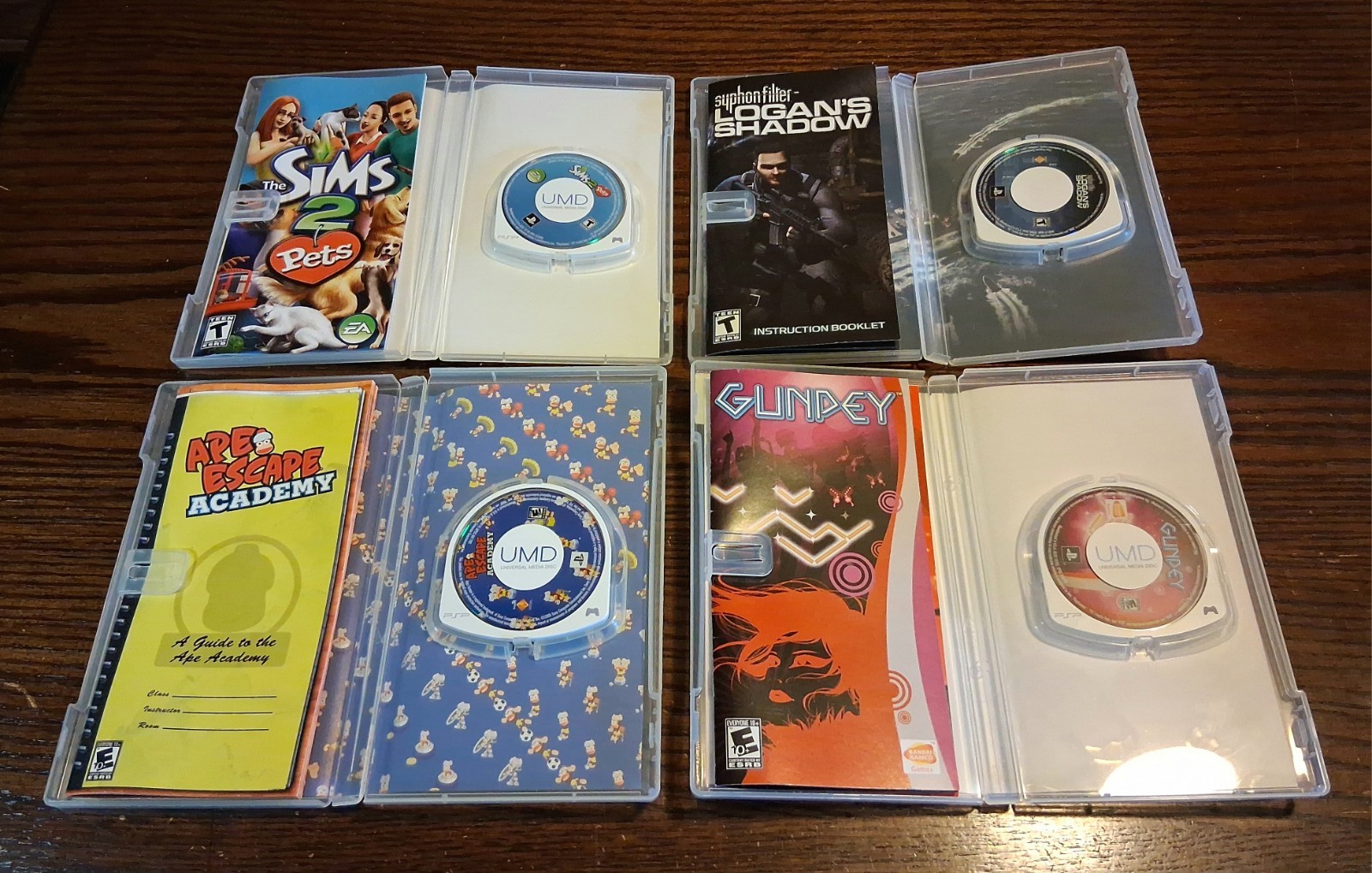 PSP UMD Game/Movie/Music Lot+ Extras RPG Racing Puzzle Arcade See Pics/Descript