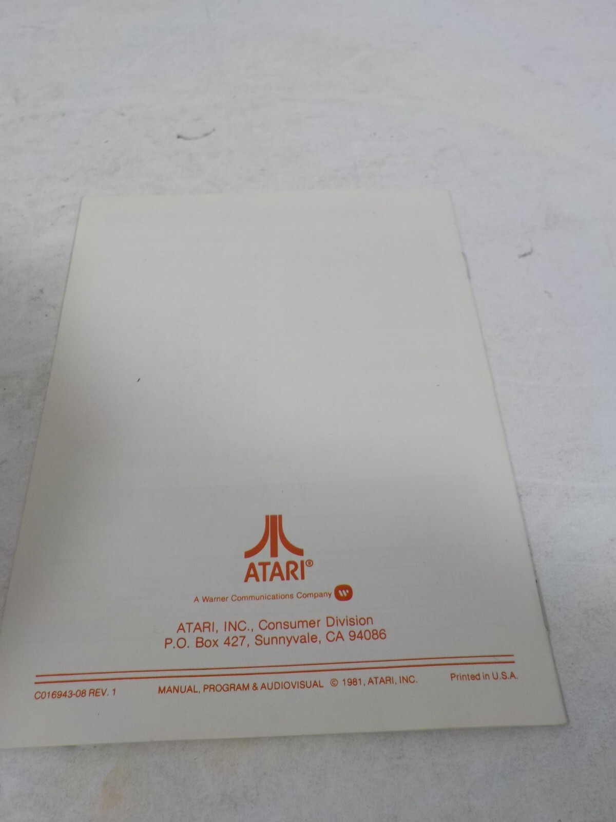 N A129 Atari 2600 Game w/ Manual Lot Breakout & Super Breakout