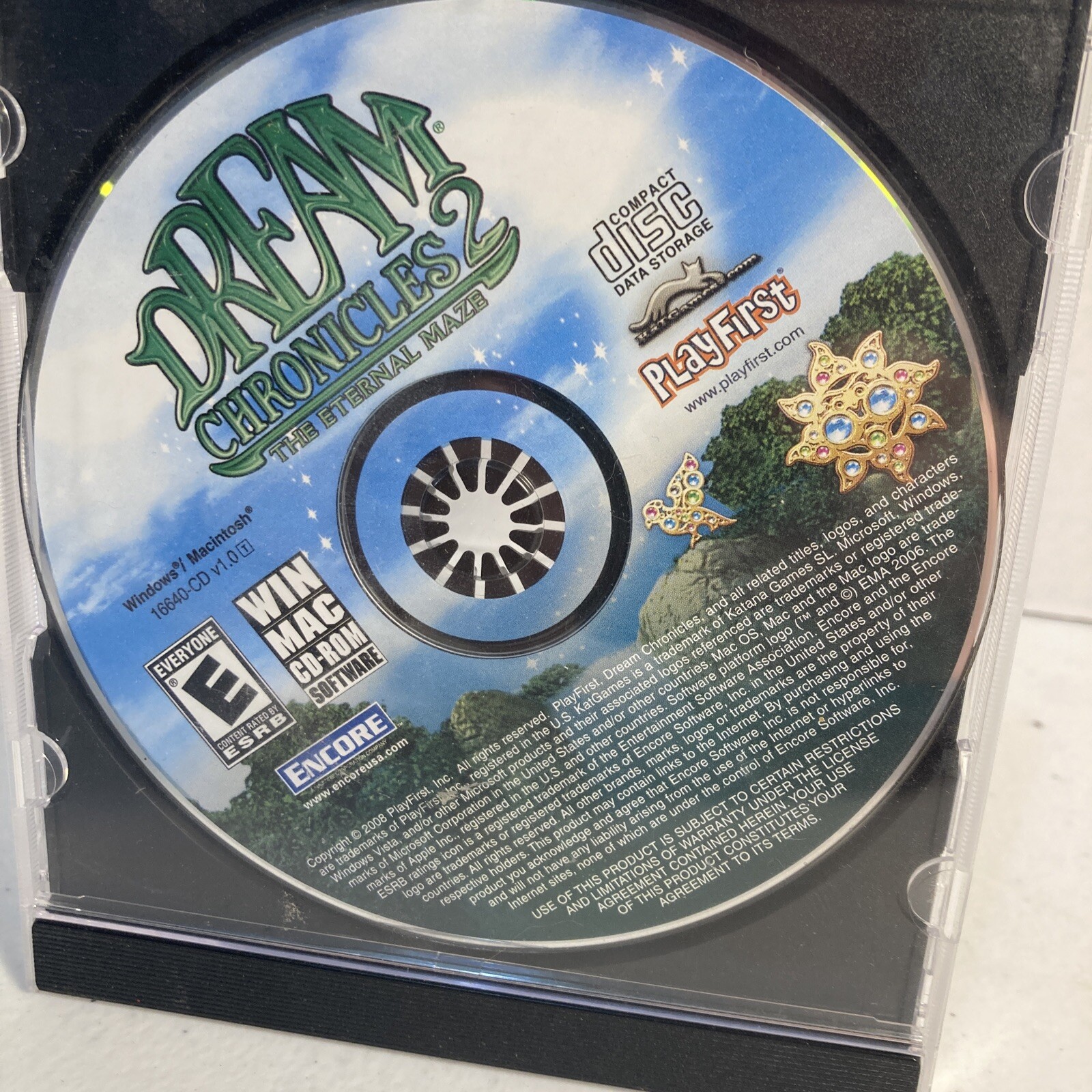 DREAM CHRONICLES 2 The Eternal Maze Adventure PC MAC Game Disc Only
