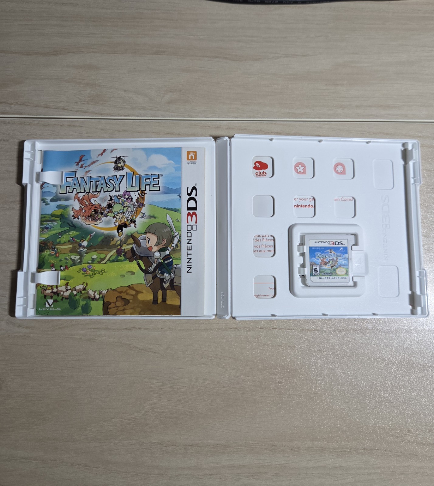 Nintendo 3DS Game Lot- Animal Crossing, Tomodachi Life, Miitopia & Fantasy Life