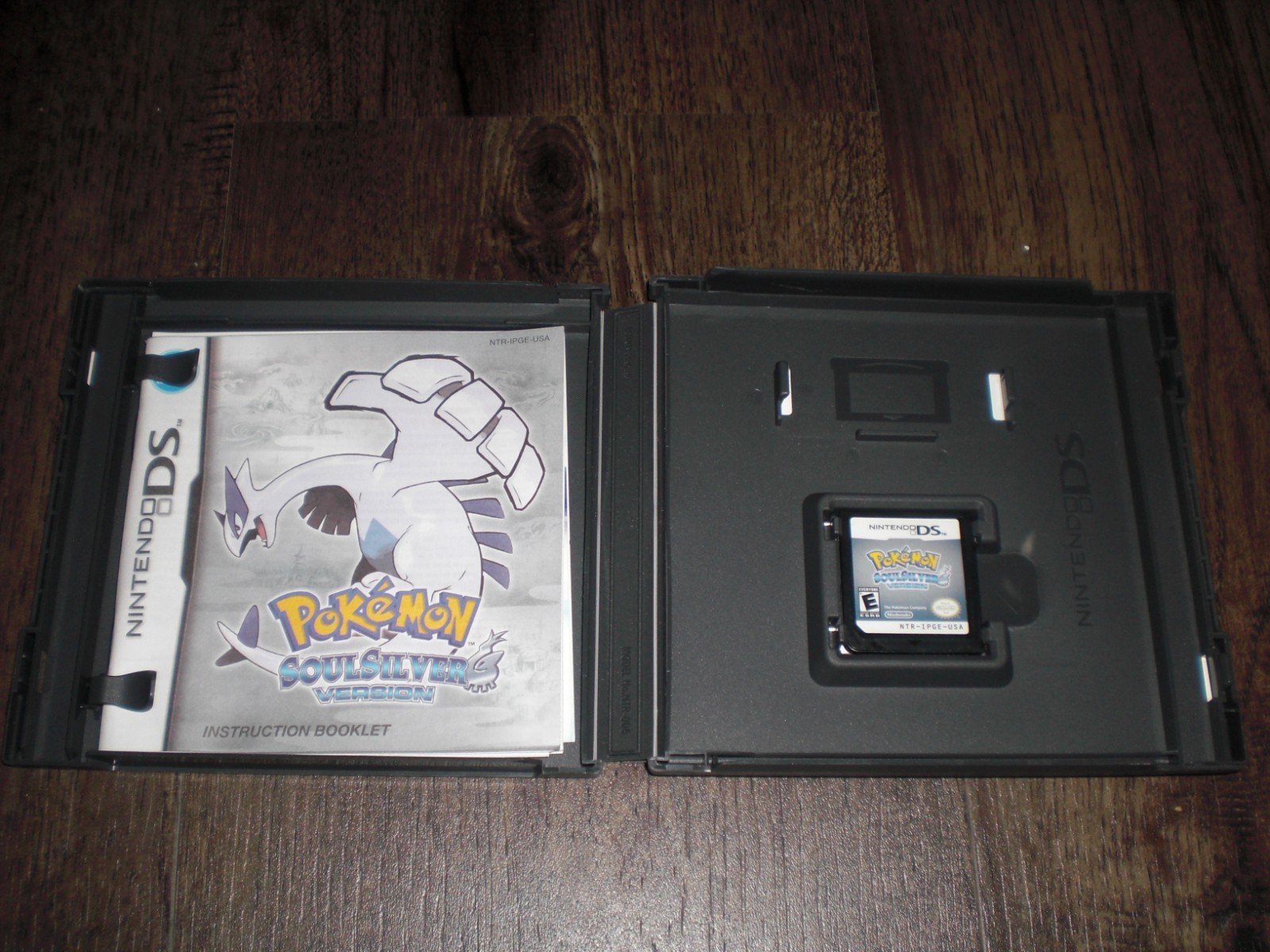 AUTHENTIC Pokemon SoulSilver Version Nintendo DS 3DS XL Case Manual COMPLETE CIB