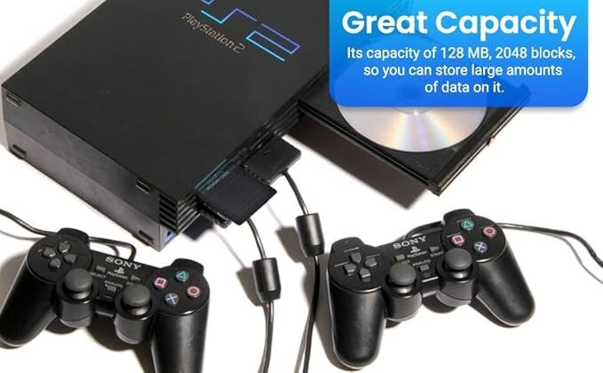128MB Memory Card for PS2 Console – for ps2 memory card