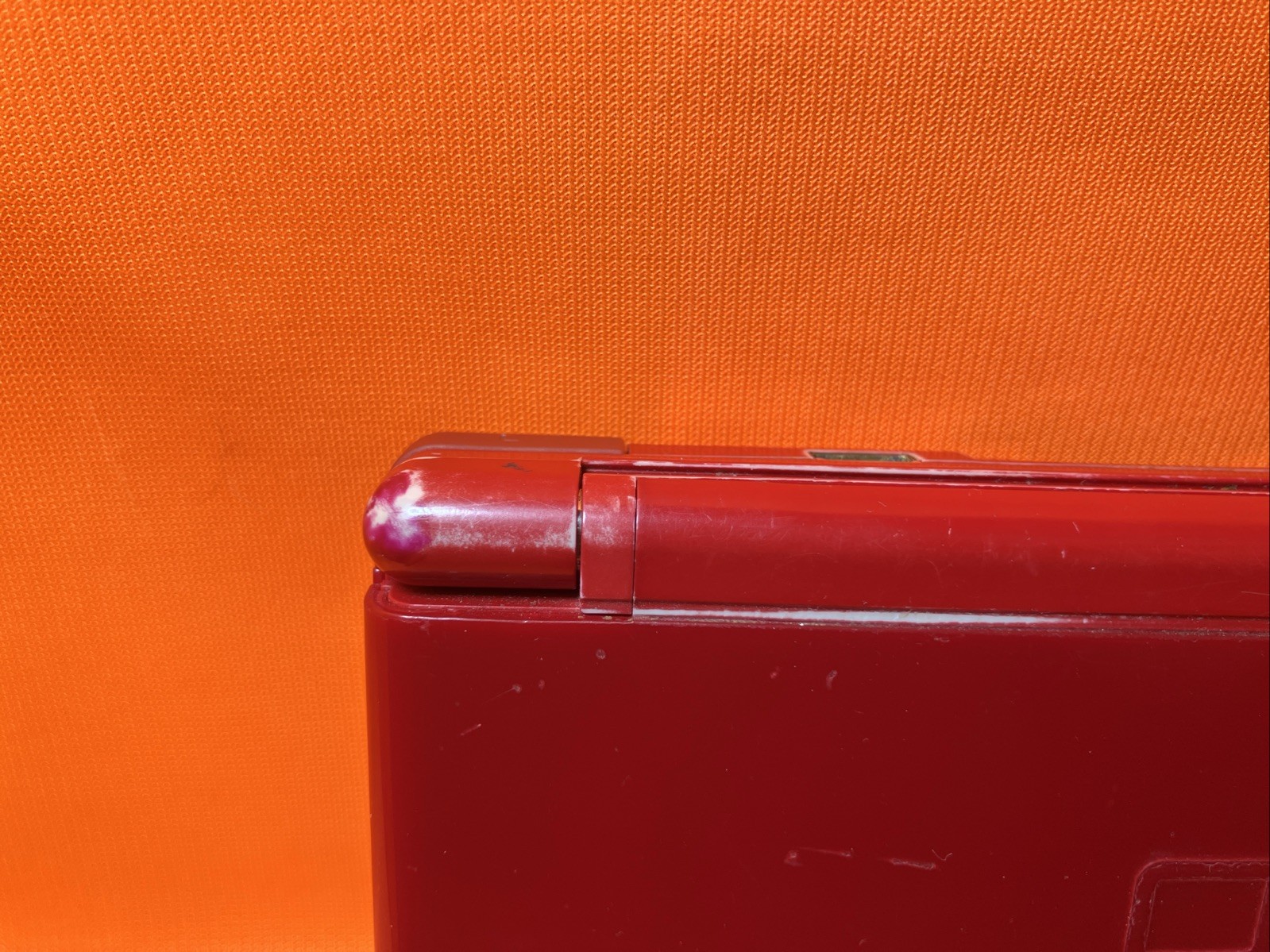 Nintendo DS Lite Red Mario Edition Console Tested Plus Charger