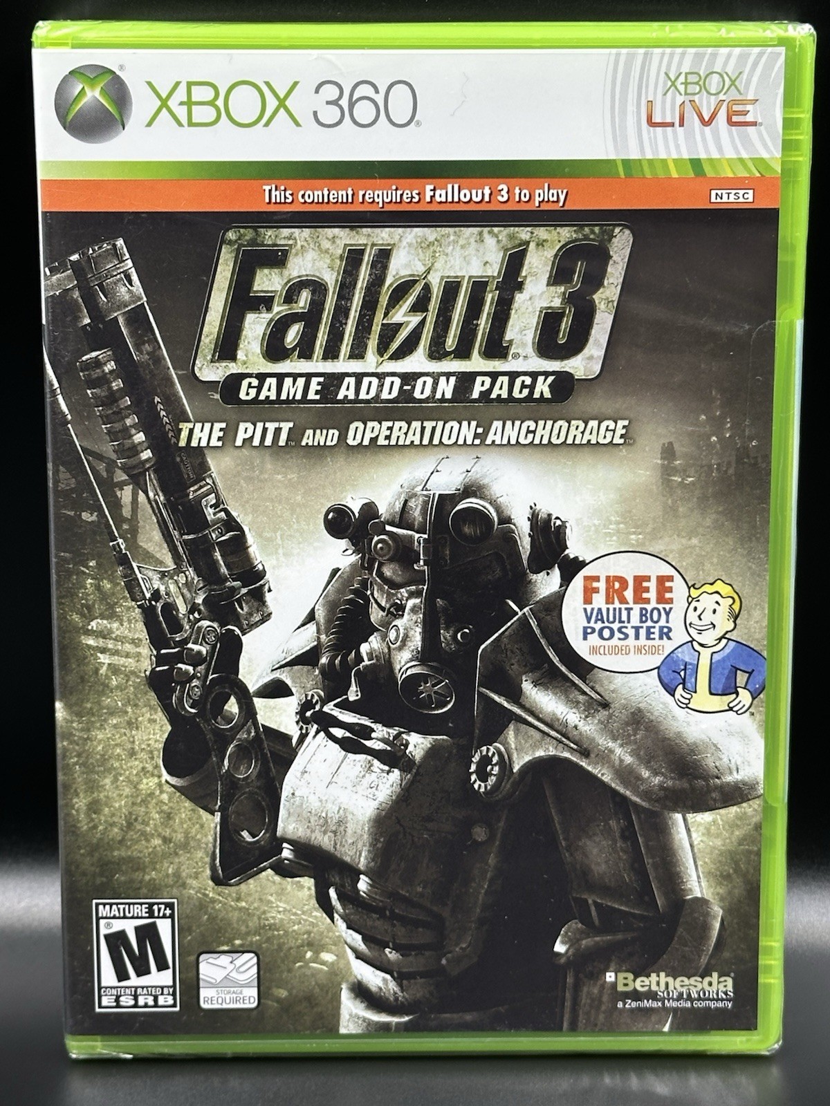 Fallout 3 Add-On Pack – The Pitt and Operation: Anchorage • Sealed • Xbox 360
