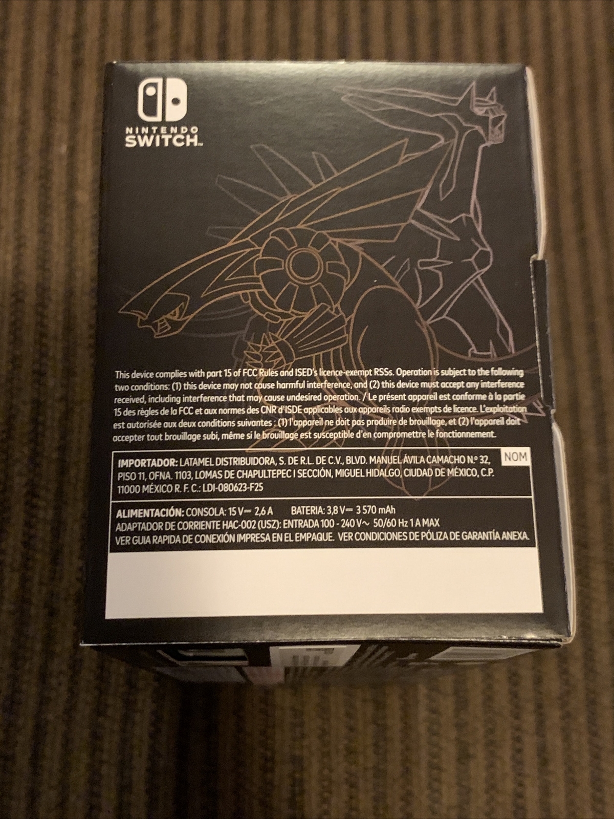 Brand New Nintendo Switch Lite Pokemon Dialga & Palkia Edition