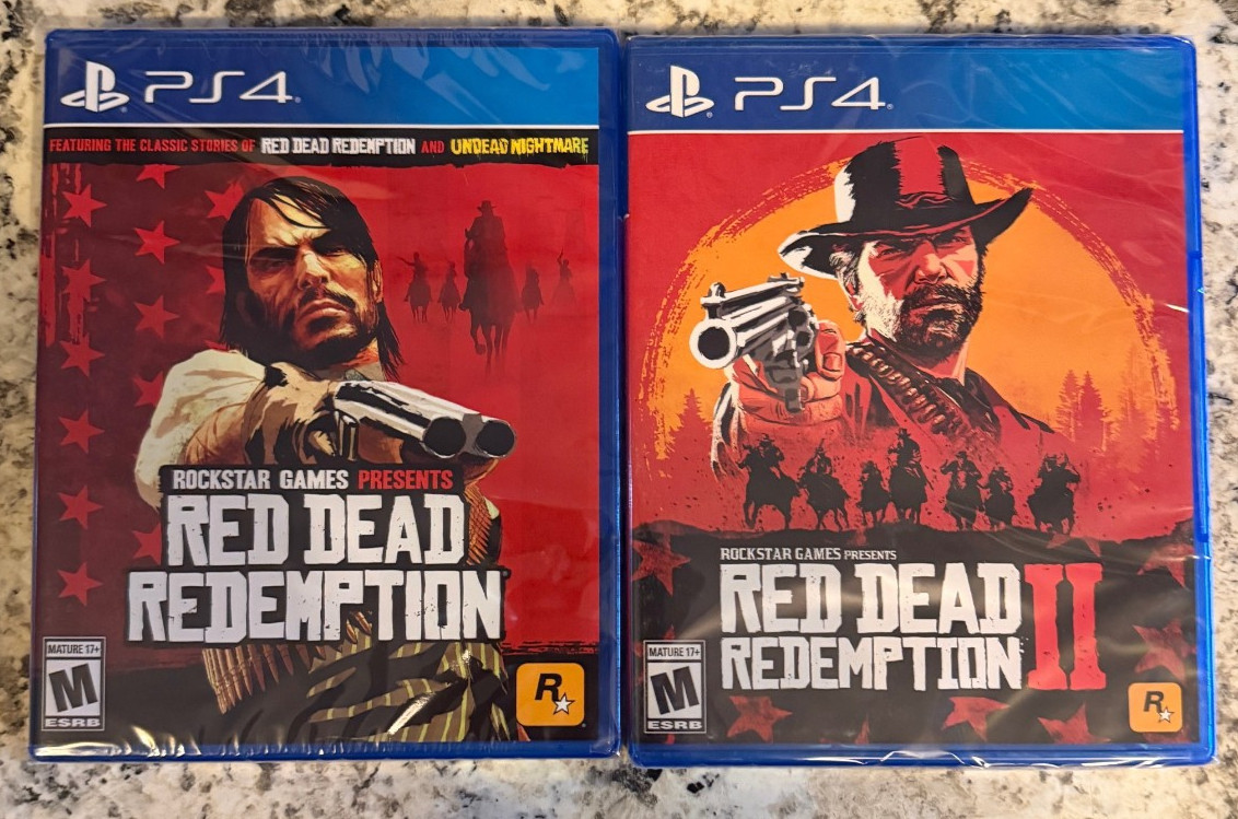 Red Dead Redemption 1 and 2 Dual Pack Brand New Factory Sealed I & II