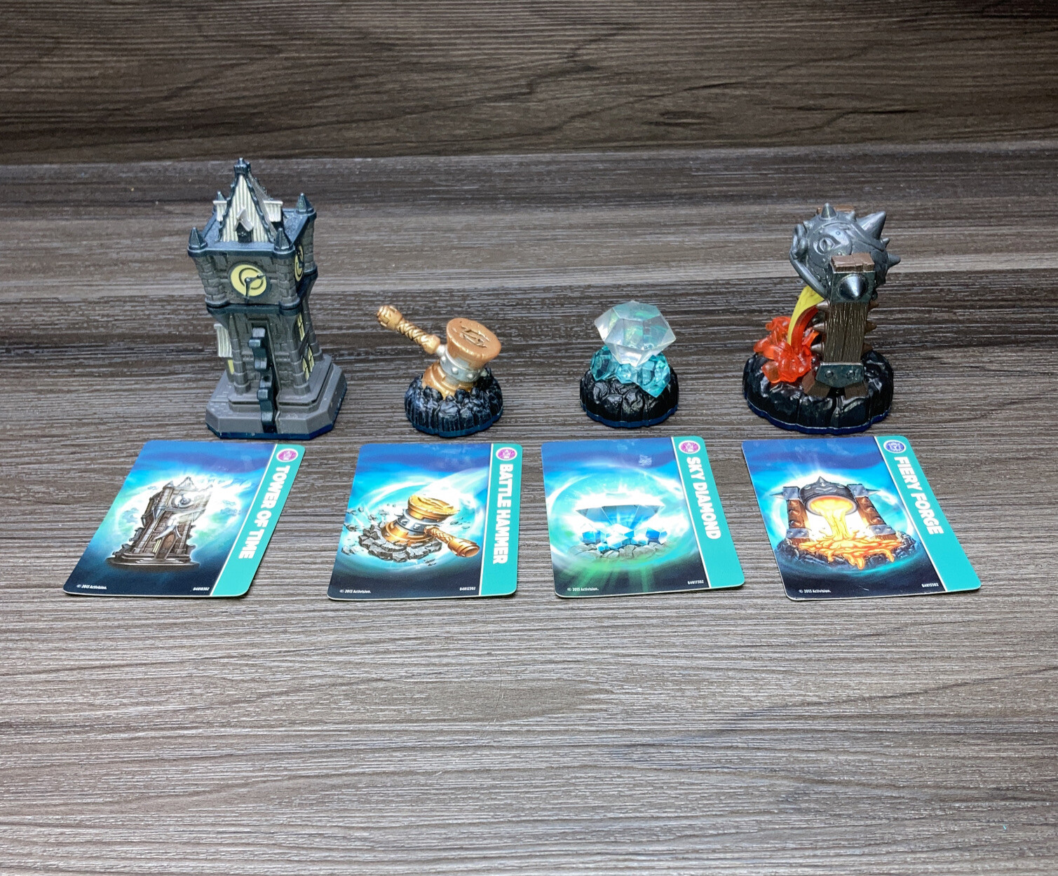 Skylanders Swap Force Tower of Time, Sky Diamond, Battle Hammer & Fiery Forge