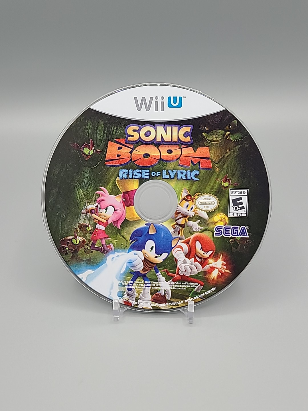 SONIC BOOM: RISE OF LYRIC (Nintendo Wii U, 2014) COMPLETE w/ Manual & MINT Disc