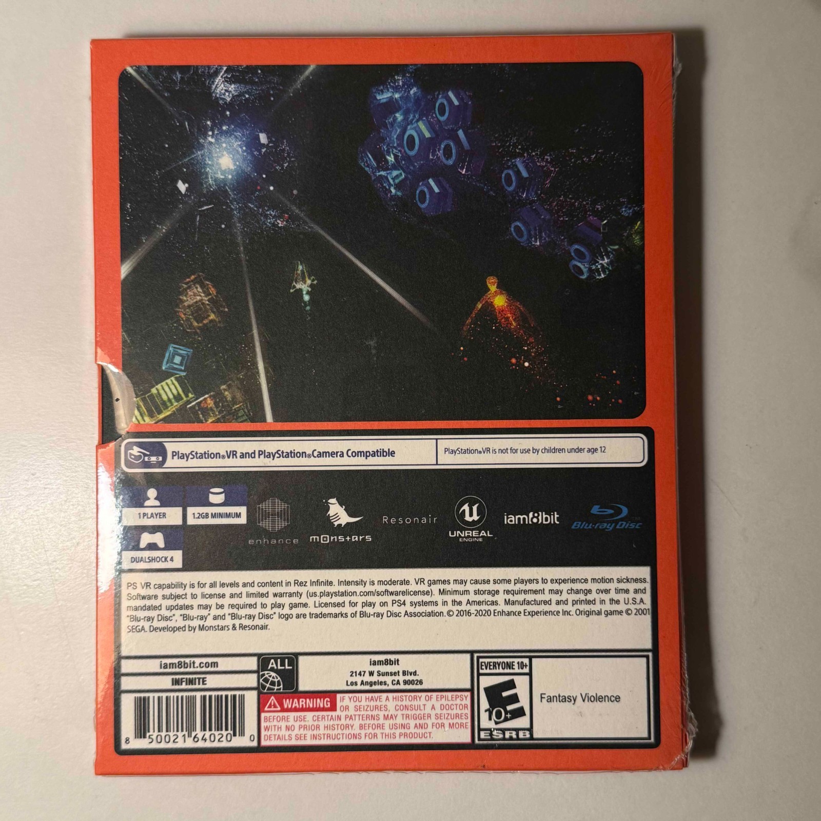 Rez Infinite – Eco-Forward Edition (iam8bit) | PS4 | PSVR | Lot #1 | NEW