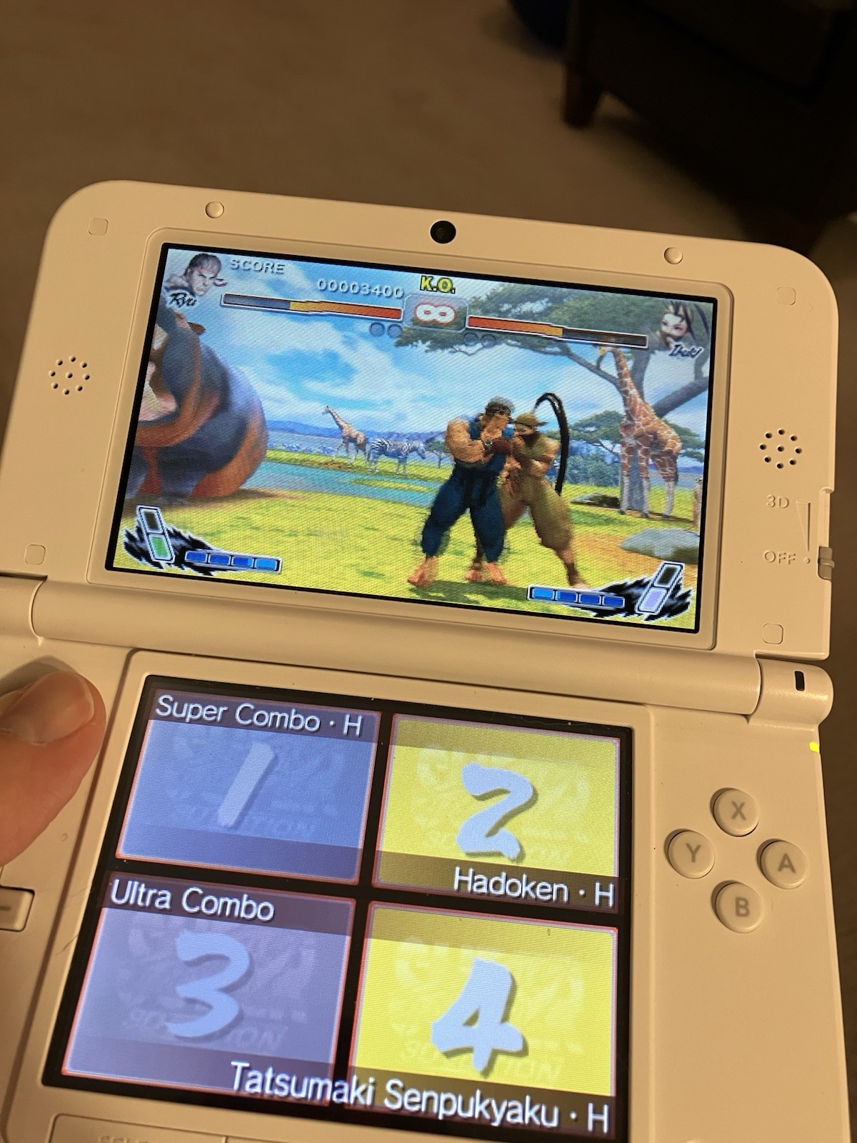 Super Street Fighter IV 3D Edition, Nintendo 3DS Lenticular Slipcover CIB Tested