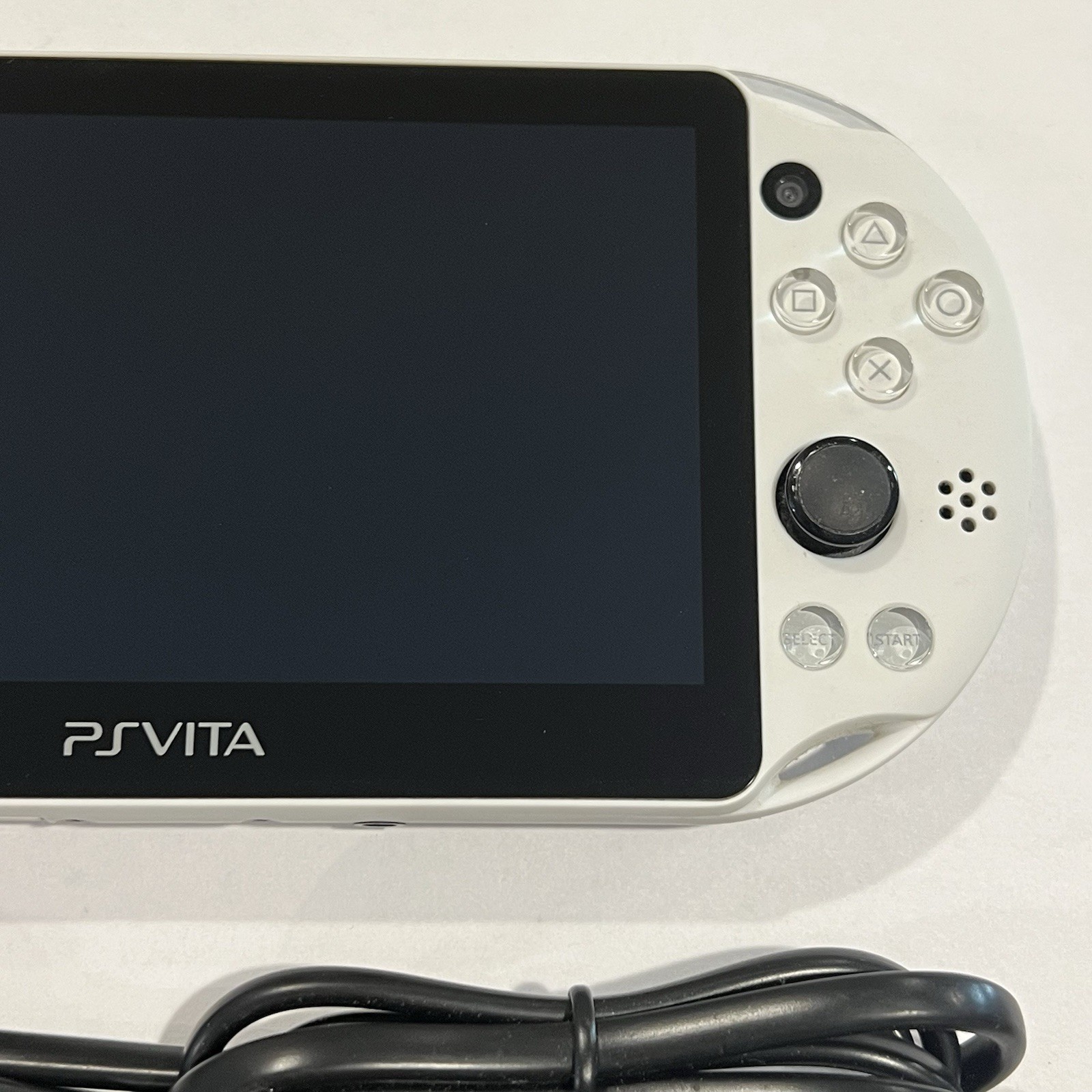 Glacier White Sony PS Vita 2000 System w/ Charger – Tested Works – Region Free