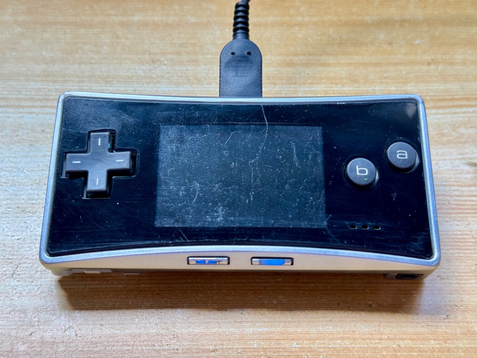 Nintendo Gameboy Micro OXY-001 Onyx Black Handheld System Console GBM
