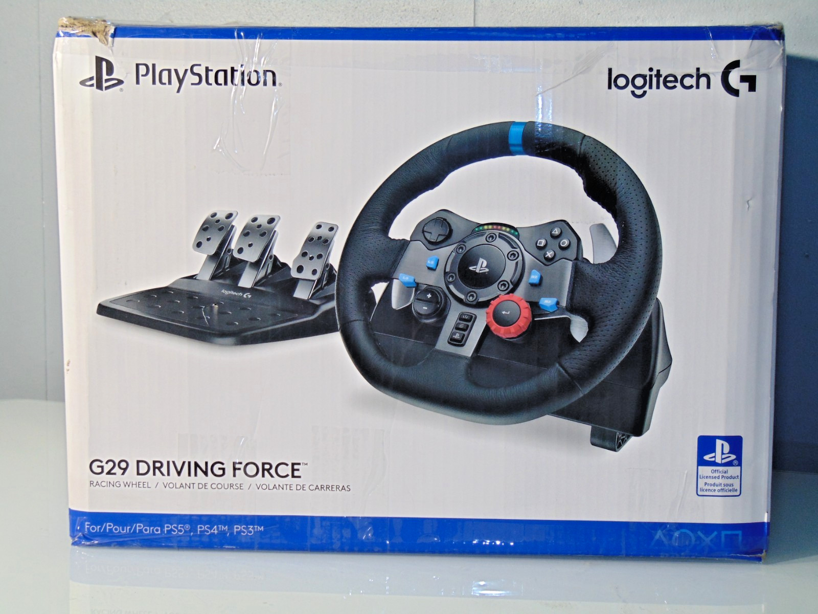 Logitech G29 Driving Force Racing Wheel and Floor Pedals 941-000110 – Black