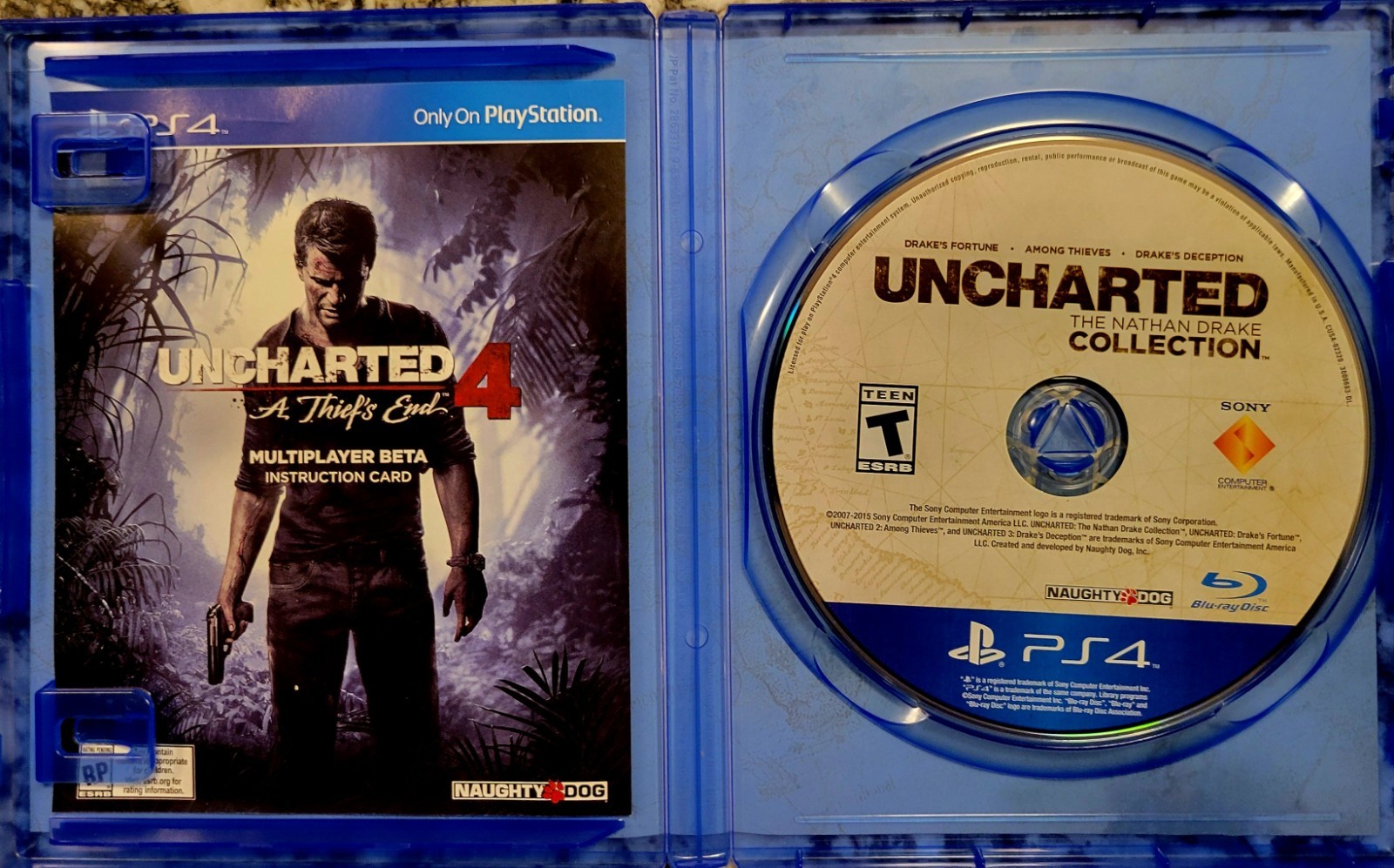Uncharted The Nathan Drake Collection (Sony Playstation 4 PS4) CIB COMPLETE