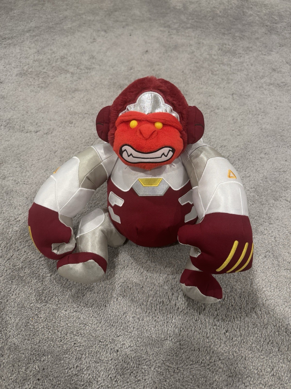 2016 Blizzcon Blizzard Overwatch Winston Red Primal Rage 14″ Plush Toy Complete