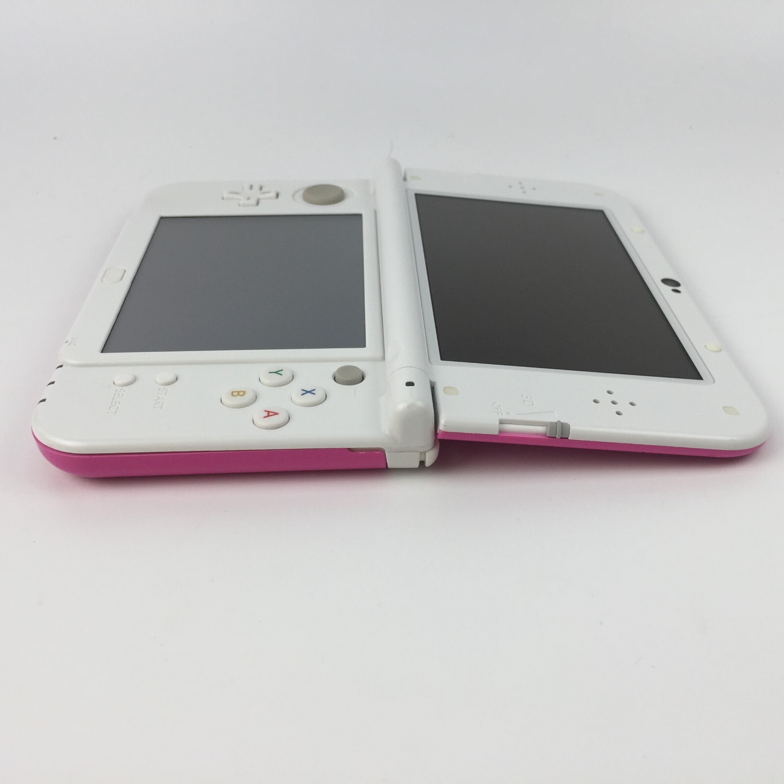 【Very Good】Nintendo New 3DS LL Pink x White Console ONLY Japanese Edition #dj06