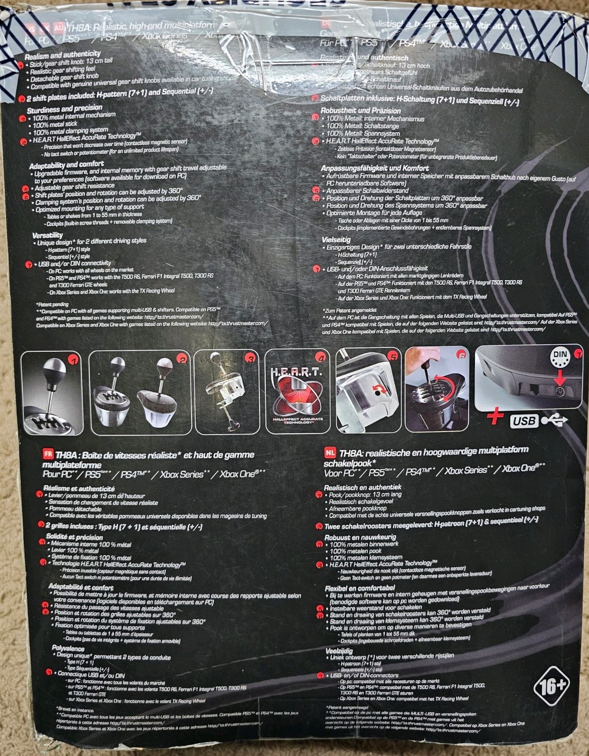 Thrustmaster Add On Shifter TH8A