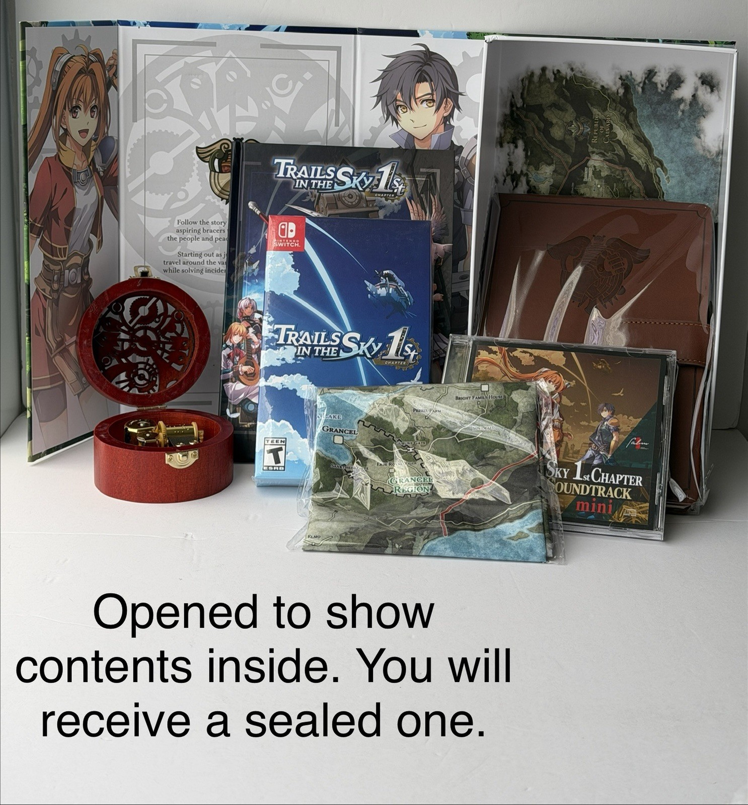 Sealed Game Included Inside | Trails in The Sky 1st Chapter Bracer Edition & Pin