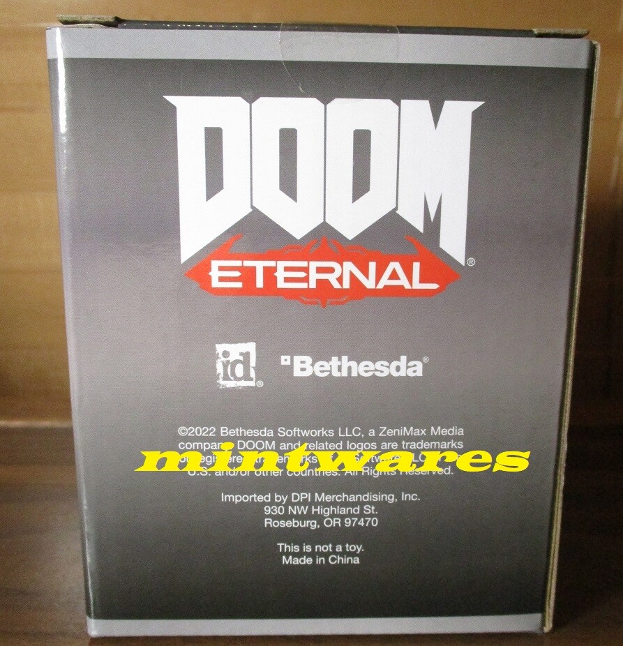 DOOM Eternal Doomguy Black QuakeCon Variant Mini Slayer Figure Sold Out 2022 NEW