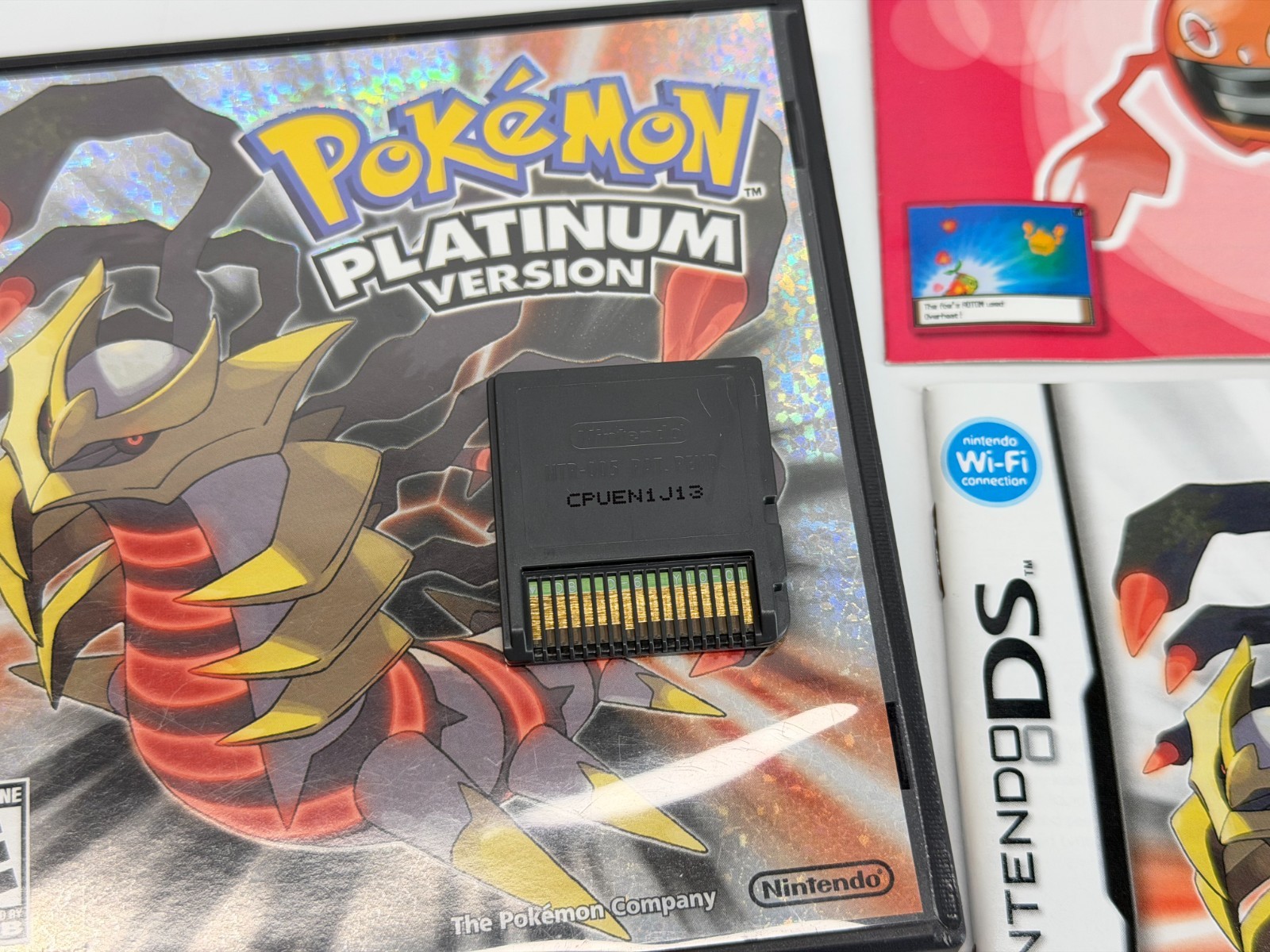 Pokemon Platinum Version (Nintendo DS) Complete w/Red Insert Authentic