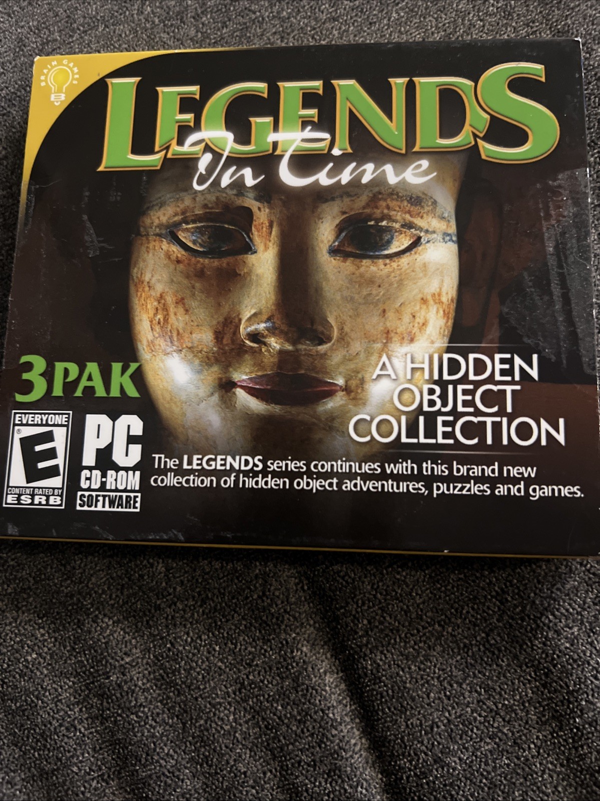 On Hand Legends On Time PC Game 3-Pak Everyone Black Hidden Object Collection