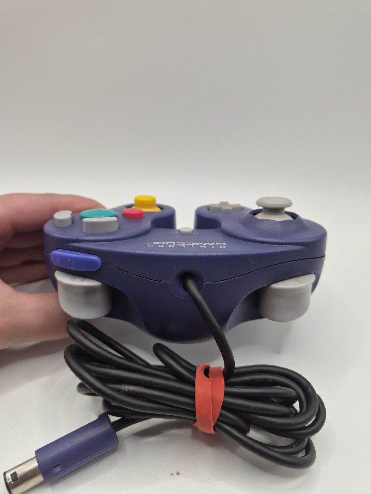 Official Nintendo GameCube Controller Pad NGC DOL-003 Indigo Purple Tested Mint