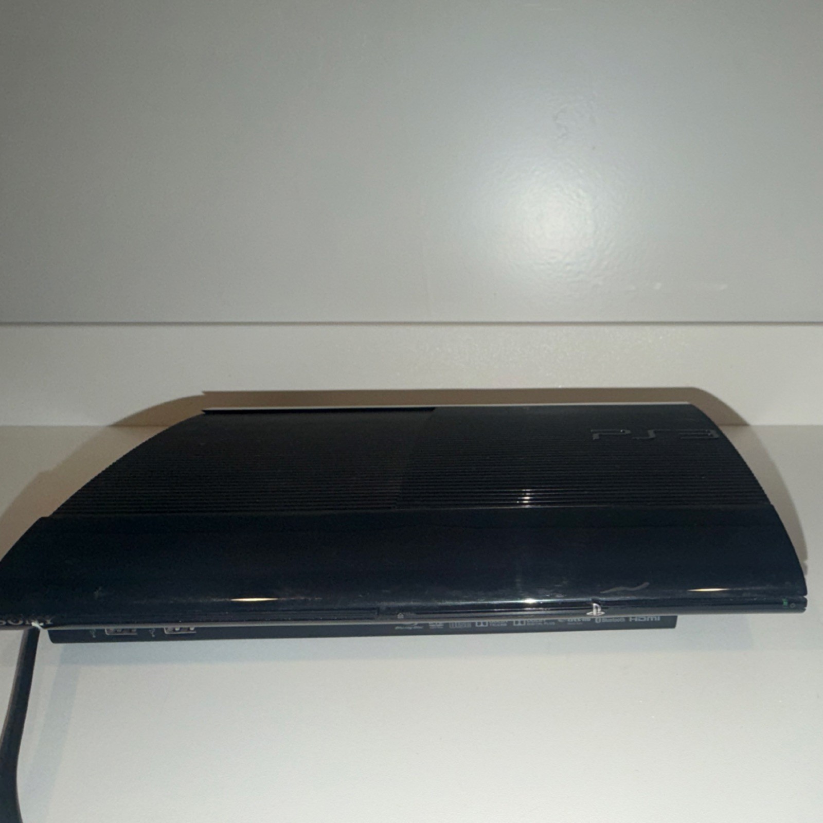 Sony PlayStation 3 Black Console Blu-Ray Compatible w/ 2 Controllers
