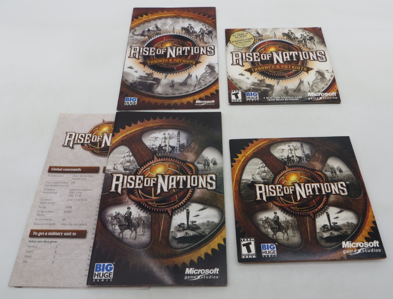RISE OF NATIONS + THRONES & PATRIOTS PC Computer Games with product keys