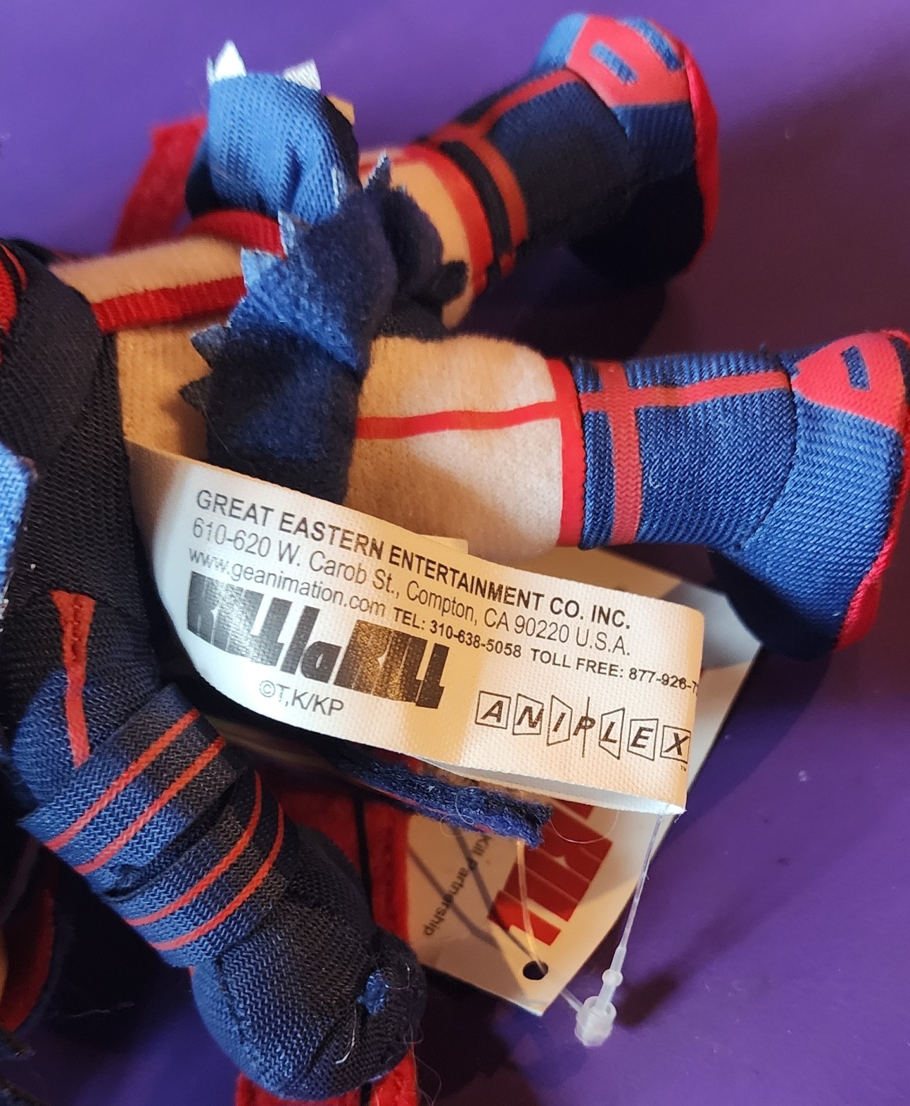 NWT Kill la Kill 8″ Plush – RYUKO MATOI SWORD New Great Eastern Aniplex