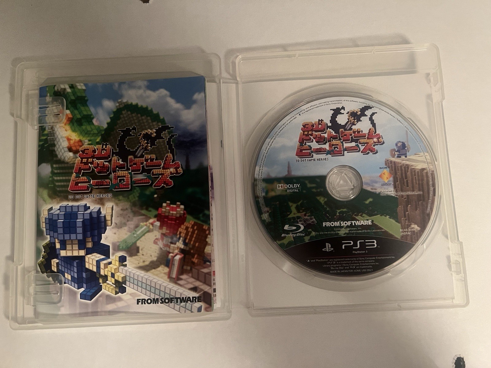 Sony 3D Dot Game Heroes Sony PlayStation 3 NTSC-J 2009 Manual Included CIB