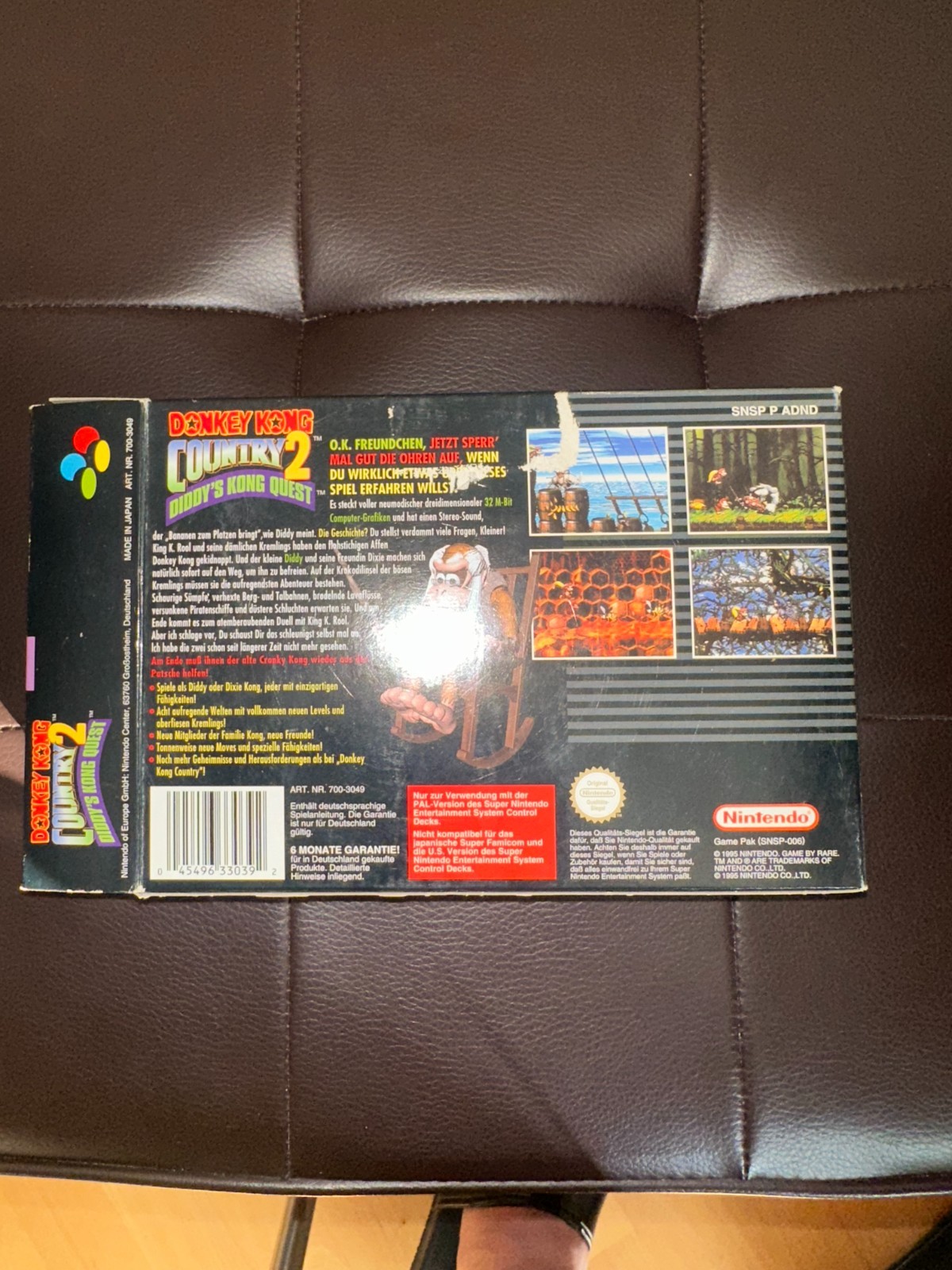 Donkey Kong Country 2: Diddy’s Kong Quest – SNES PAL NOE CIB
