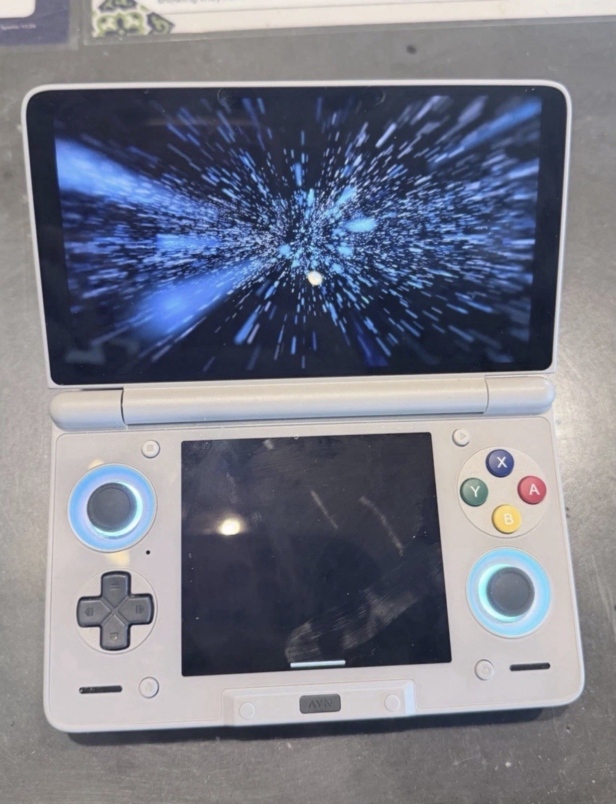AYN Thor Handheld Video Game System Console , Gray Color box
