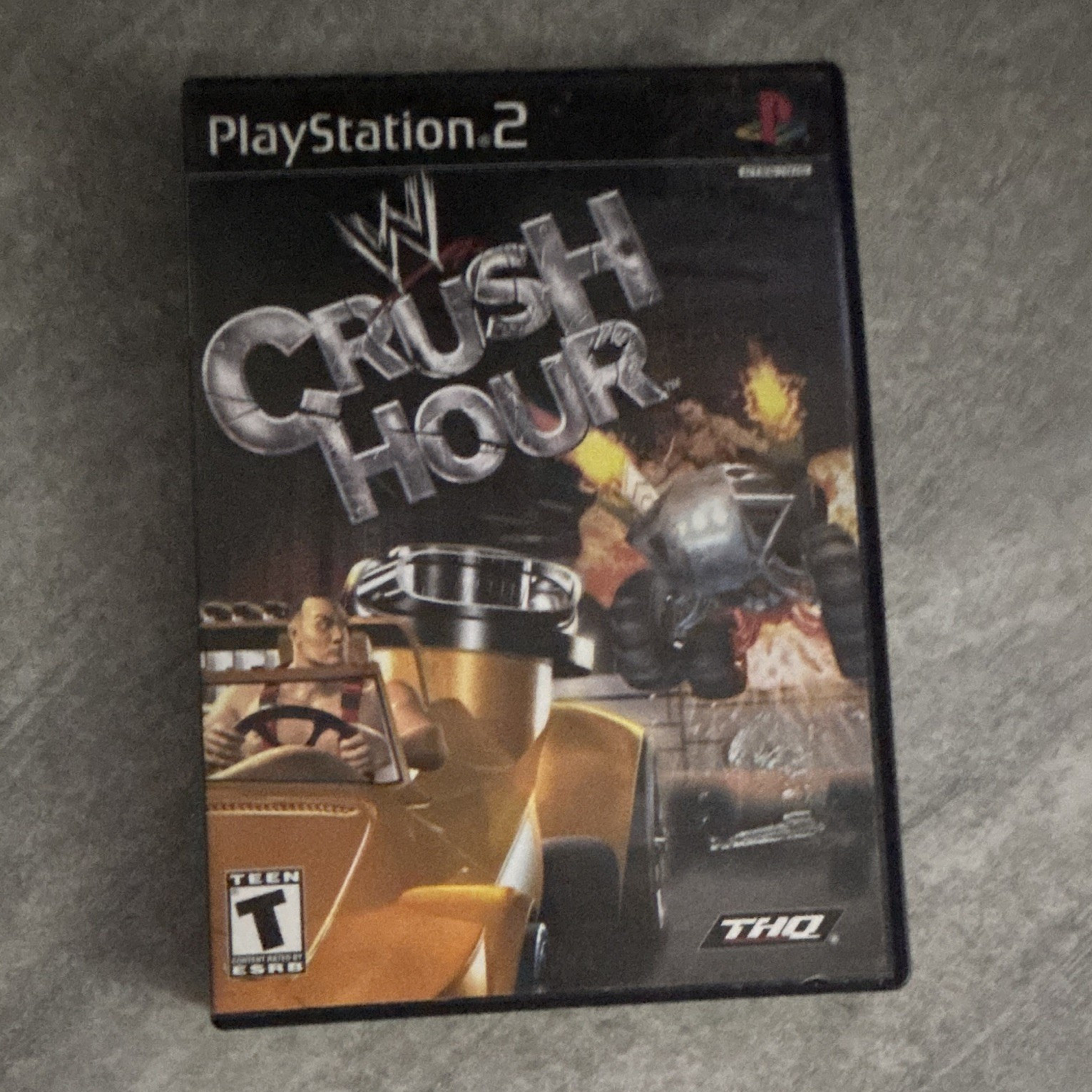 THQ WWE Crush Hour Sony PlayStation 2 PS2 Racing T Manual Included NTSC-U/C
