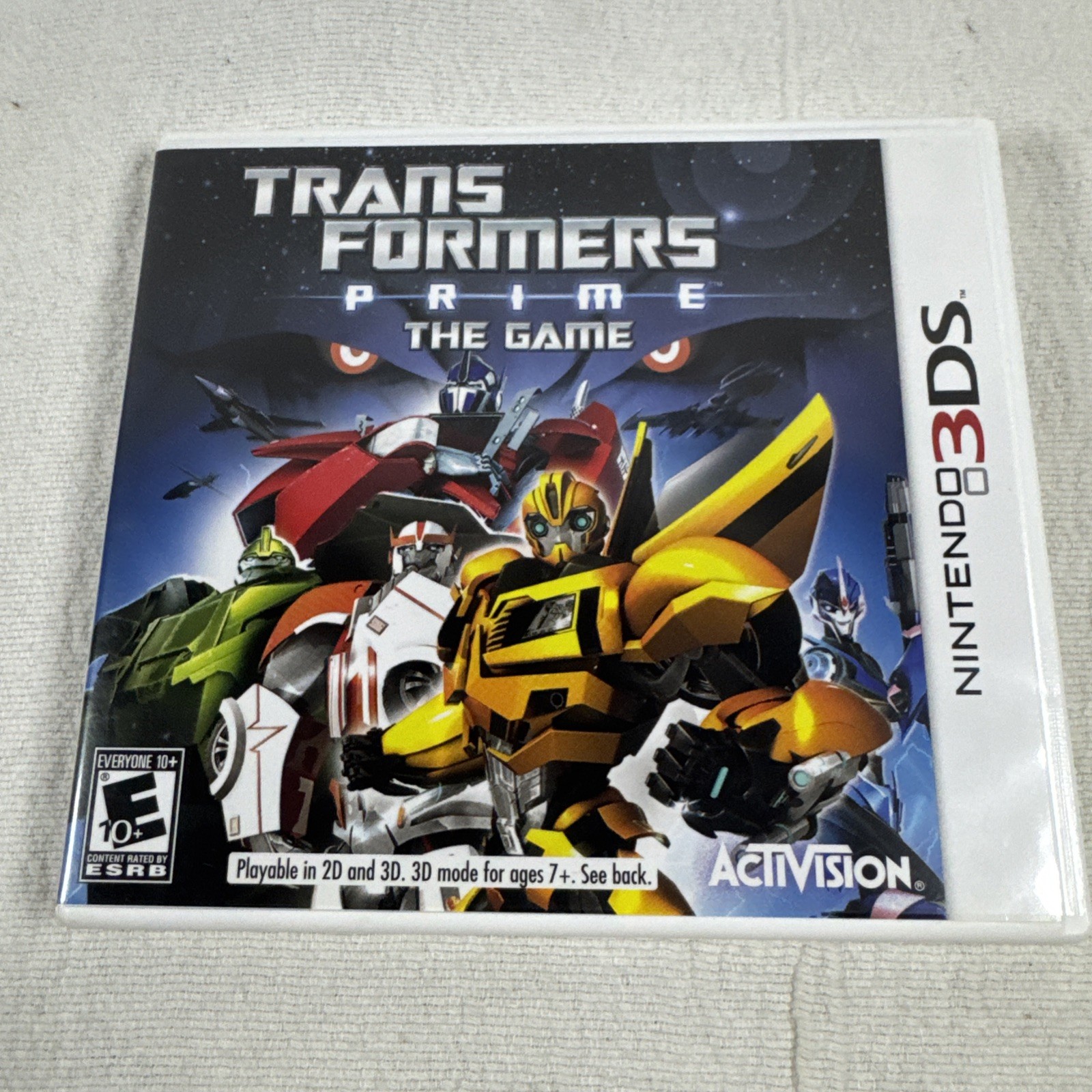 Transformers Prime: The Game (Nintendo 3DS, 2012) COMPLETE CIB NICE!!