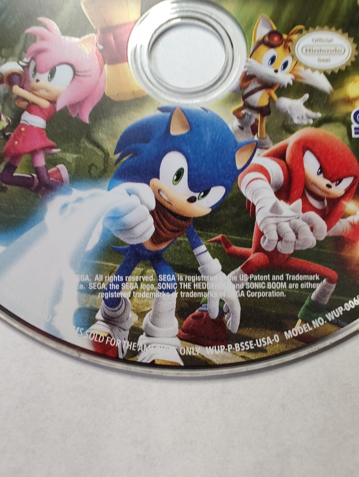 Sonic Boom: Rise of Lyric (Nintendo Wii U, 2014) DISC ONLY