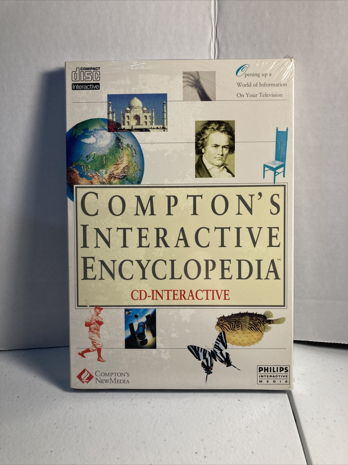 VINTAGE PHILLIPS CD-I Compton’s Interactive Encyclopedia Sealed New CDi