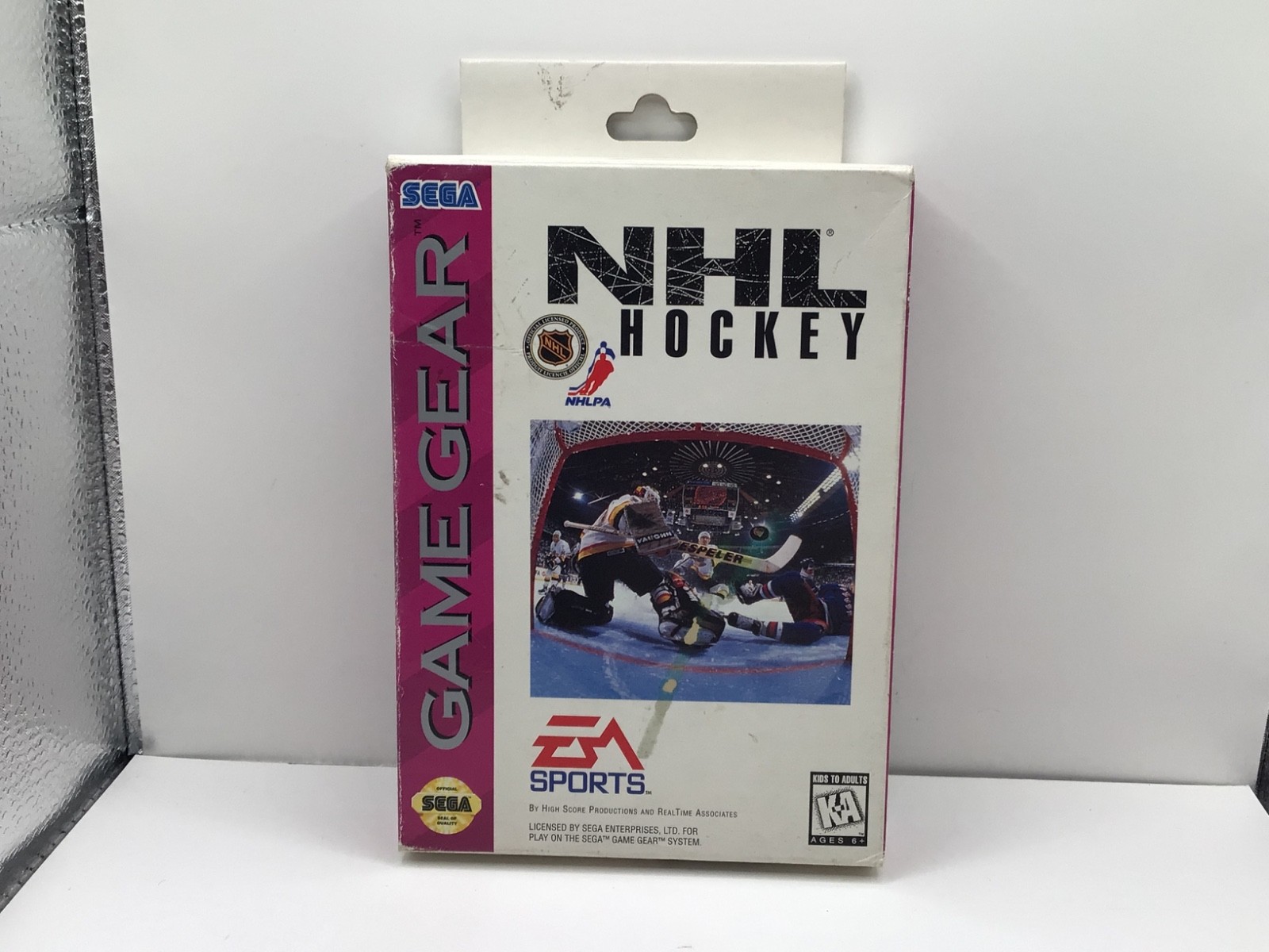 NHL Hockey Sega Game Gear, 1994 Complete w/Manual CIB