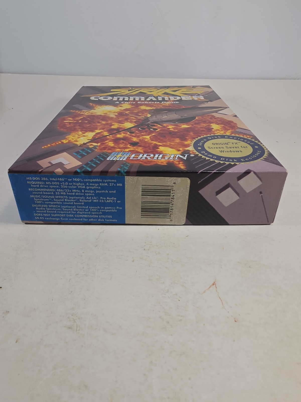 Strike Commander (1992) Origin – Vintage Big Box PC Game 3.5″ Disks – VG+