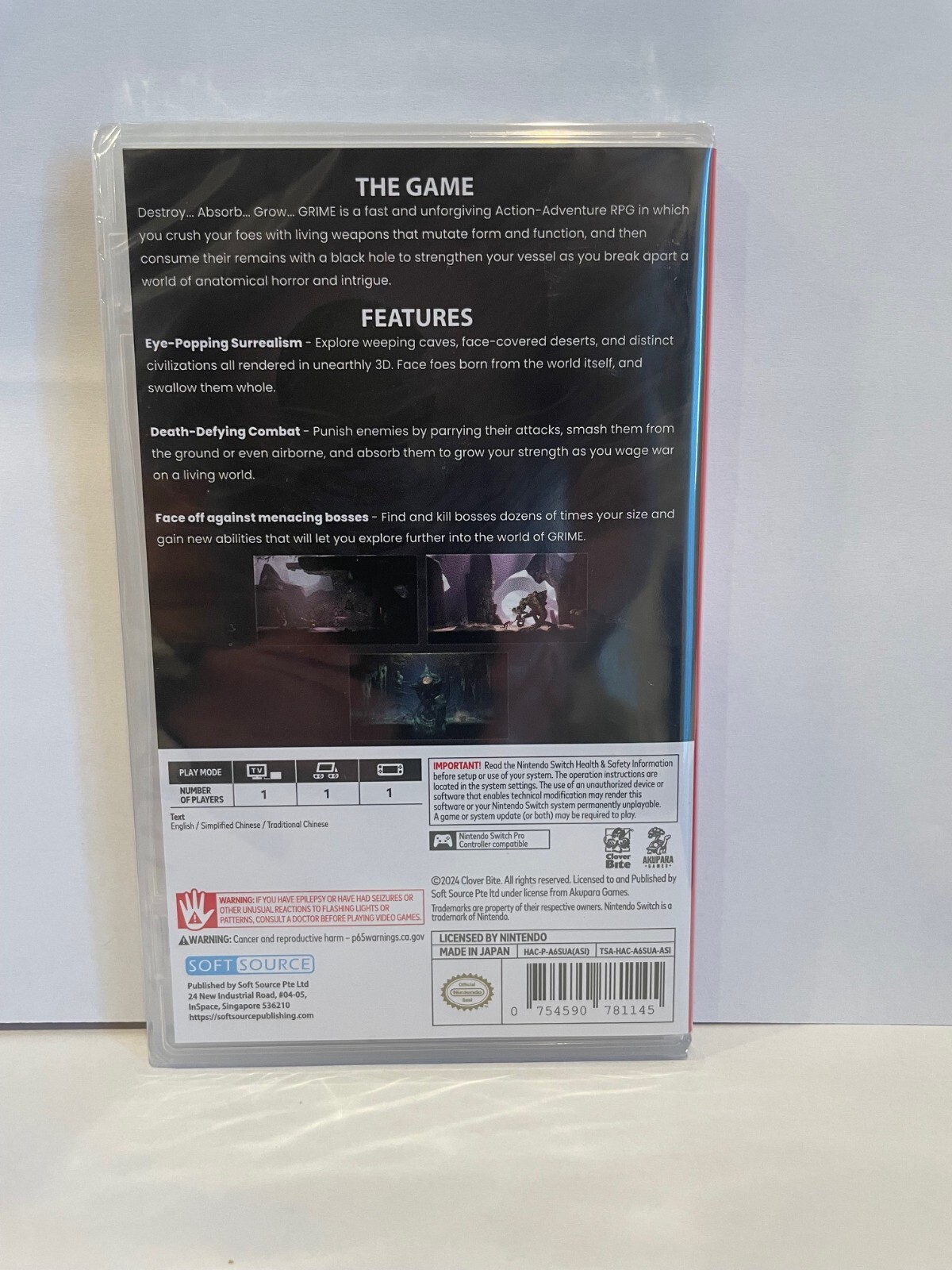 GRIME – Nintendo Switch Brand New Factory Sealed