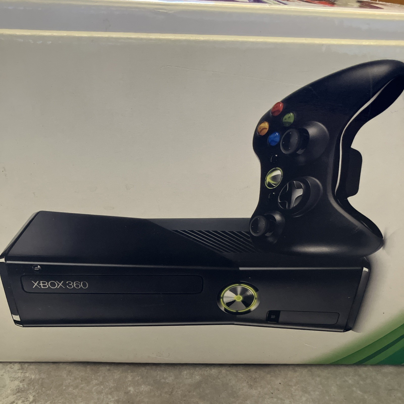 Microsoft XBOX 360 250GB Black Console In Box * Tested