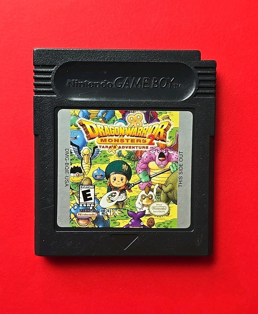 Dragon Warrior Monsters 2: Tara’s Adventure Game Boy Color GBC Authentic Saves