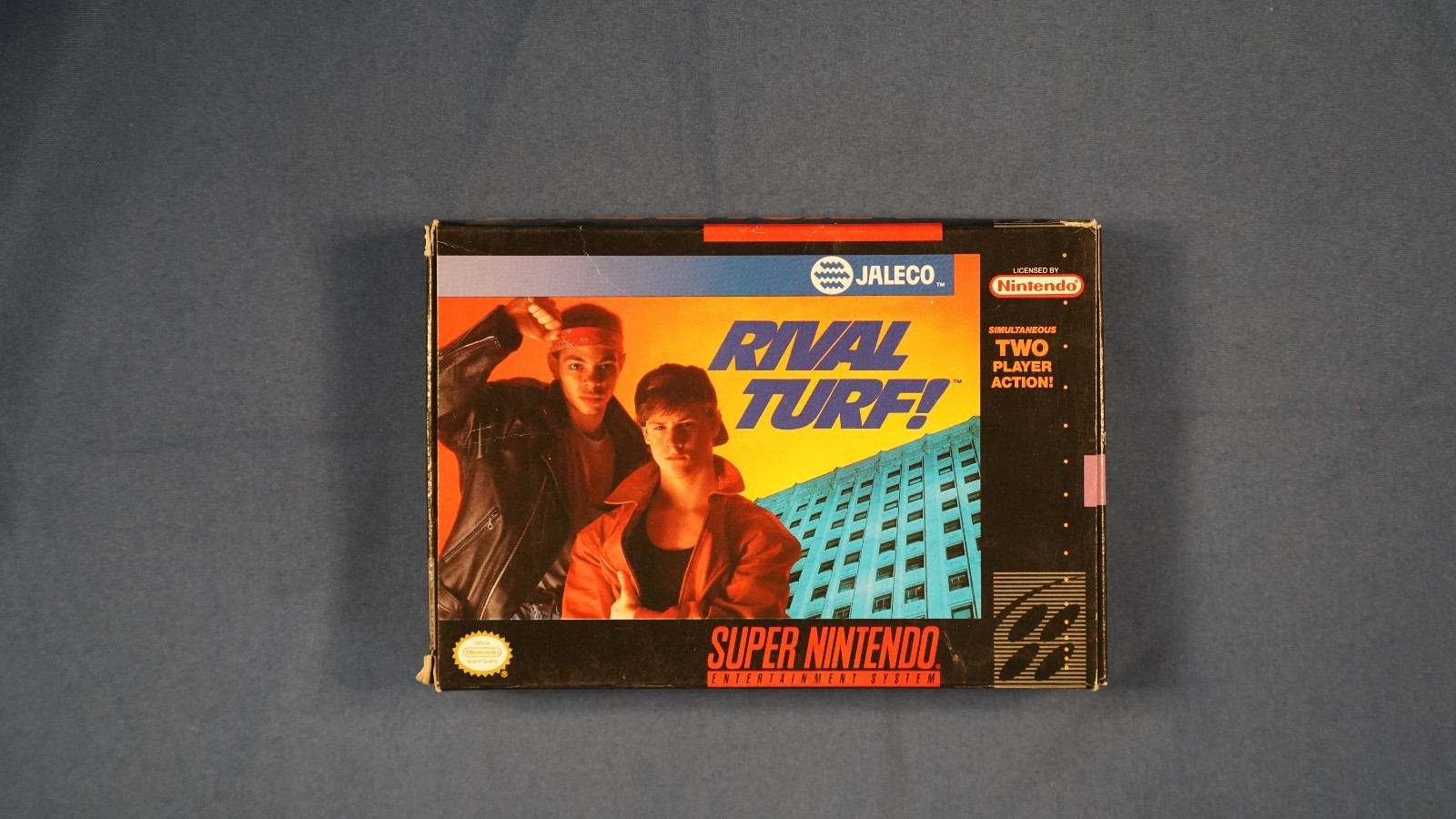Rival Turf! | SNES | CIB | Box | Manual | Very Good | Cartridge : Tested Good