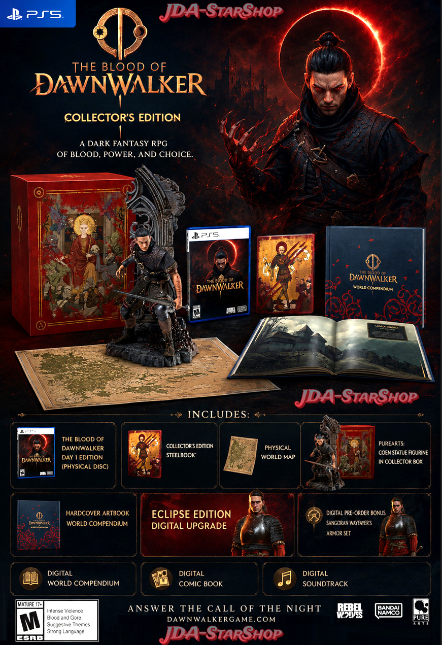 PRESALE – The Blood of Dawnwalker Collector’s Edition PS5 [08/31/26]