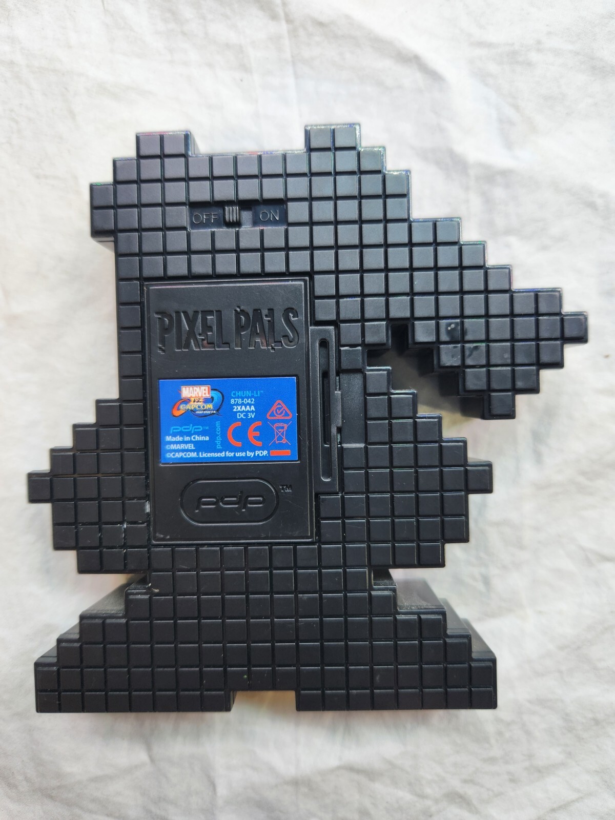 Chun Li Street Fighter Light Up PDP Pixel Pals Tested Nice